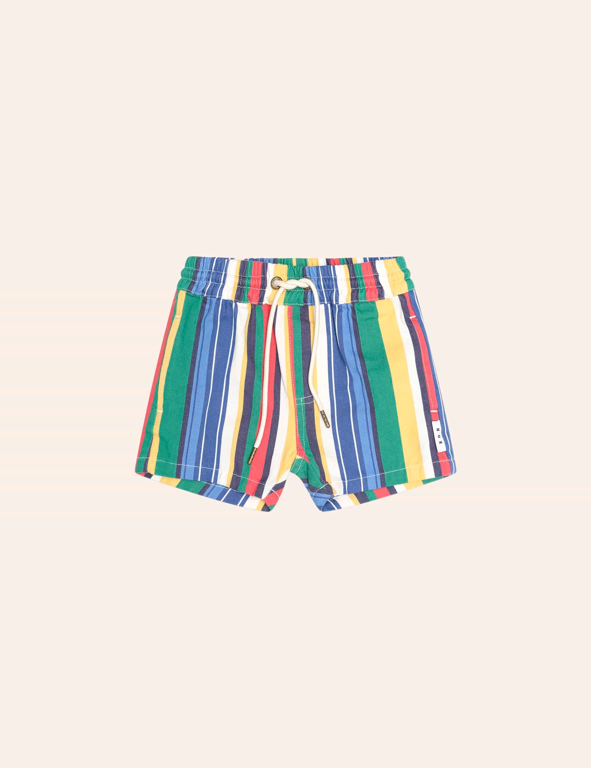 Variegated Stripe Drawcord Short SHORT Huxbaby Shopify