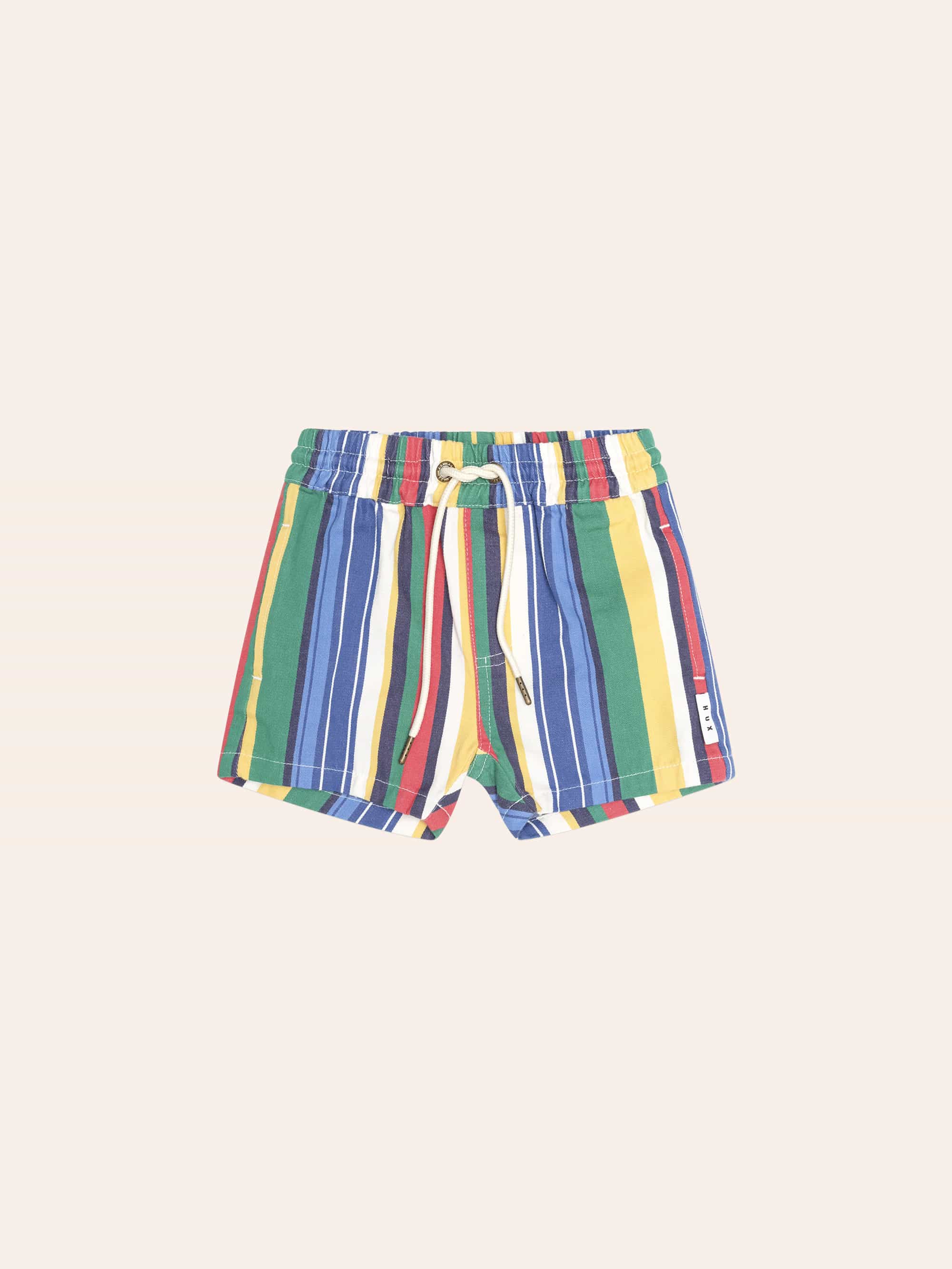 Variegated Stripe Drawcord Short SHORT Huxbaby Shopify
