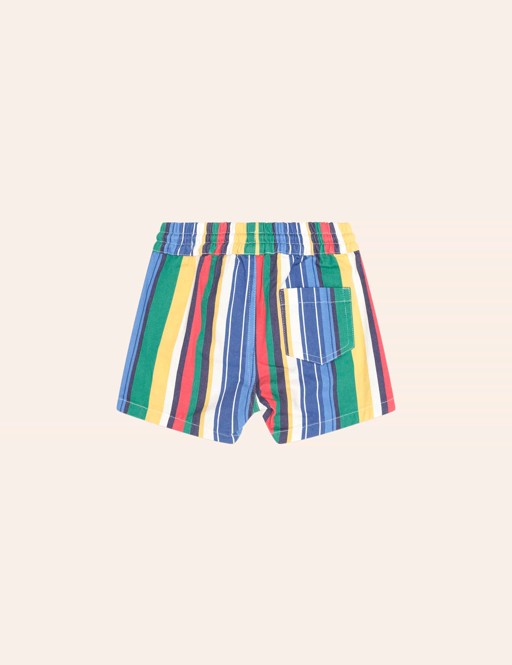 Variegated Stripe Drawcord Short SHORT Huxbaby Shopify
