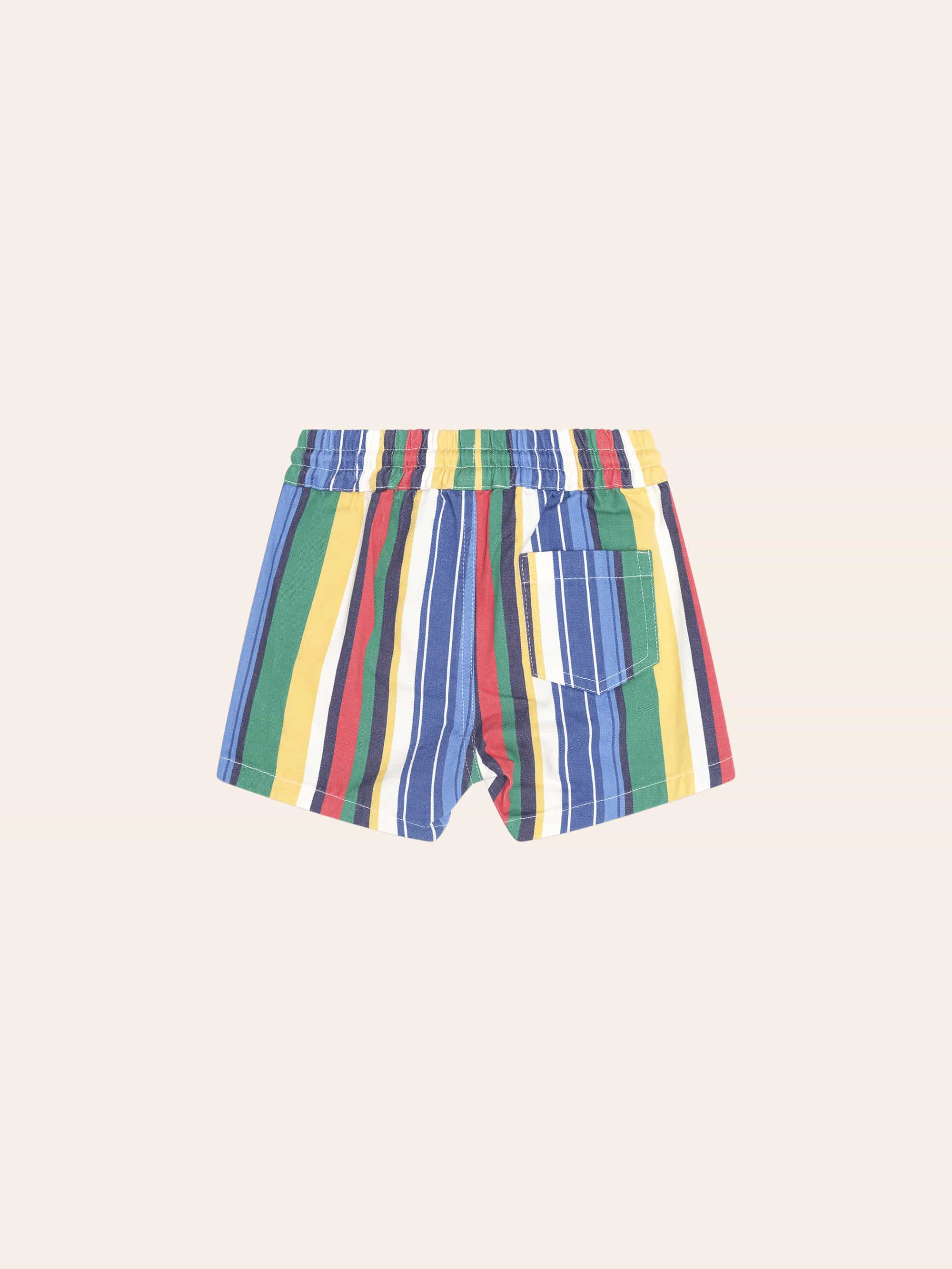 Variegated Stripe Drawcord Short SHORT Huxbaby Shopify