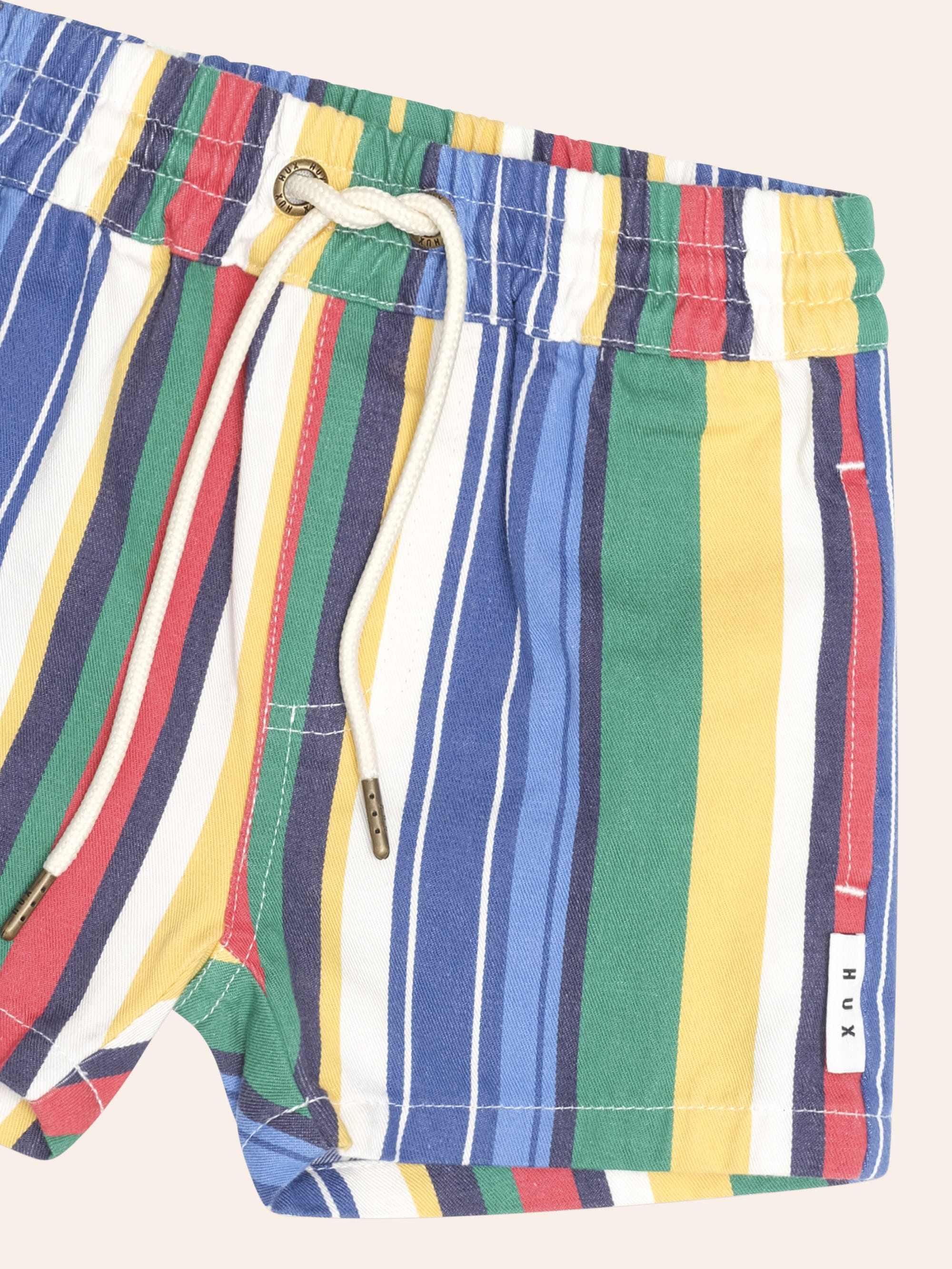Variegated Stripe Drawcord Short SHORT Huxbaby Shopify