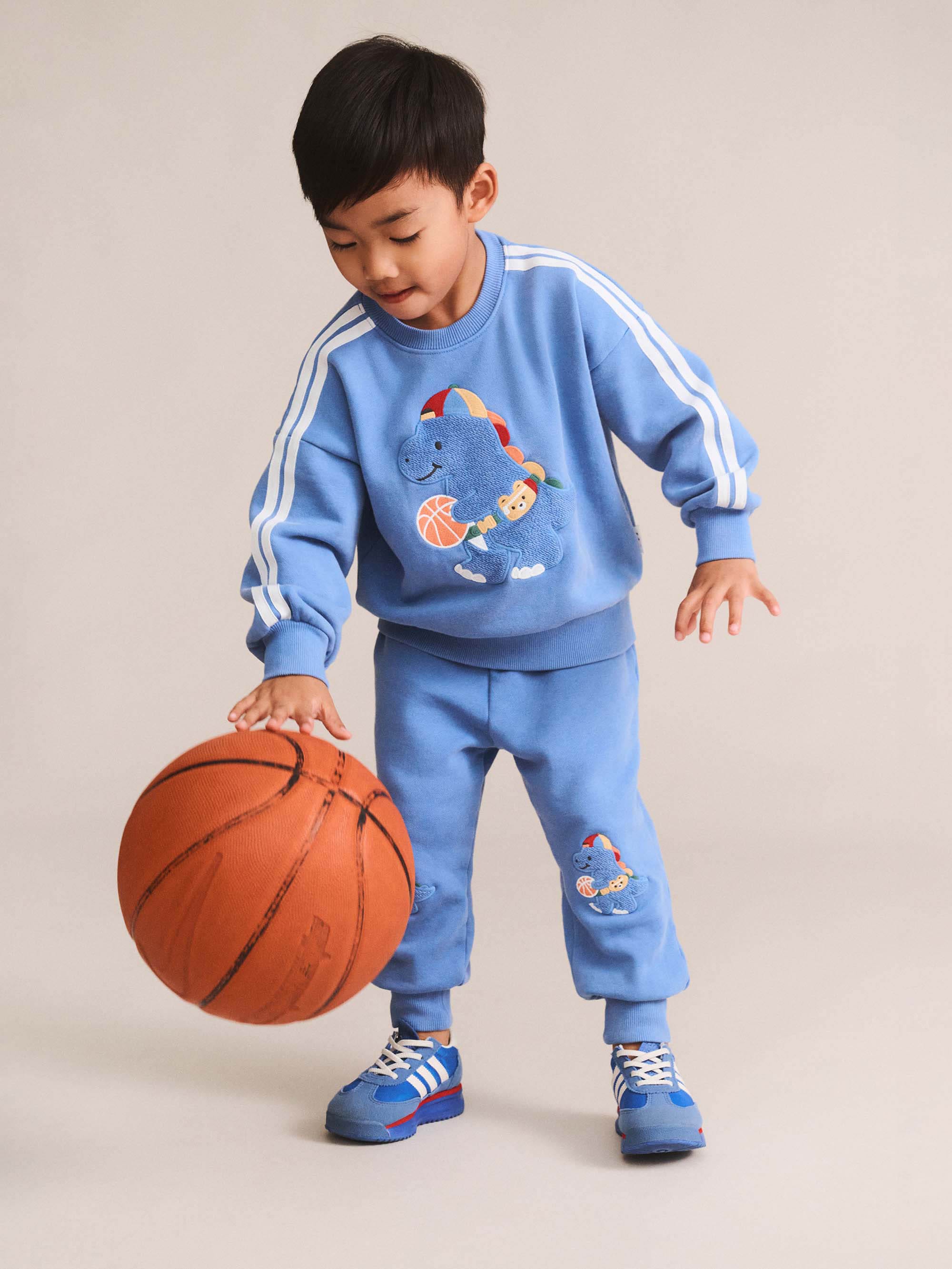 Baller Dino Sporty Stripe Sweatpant PANT Huxbaby Shopify