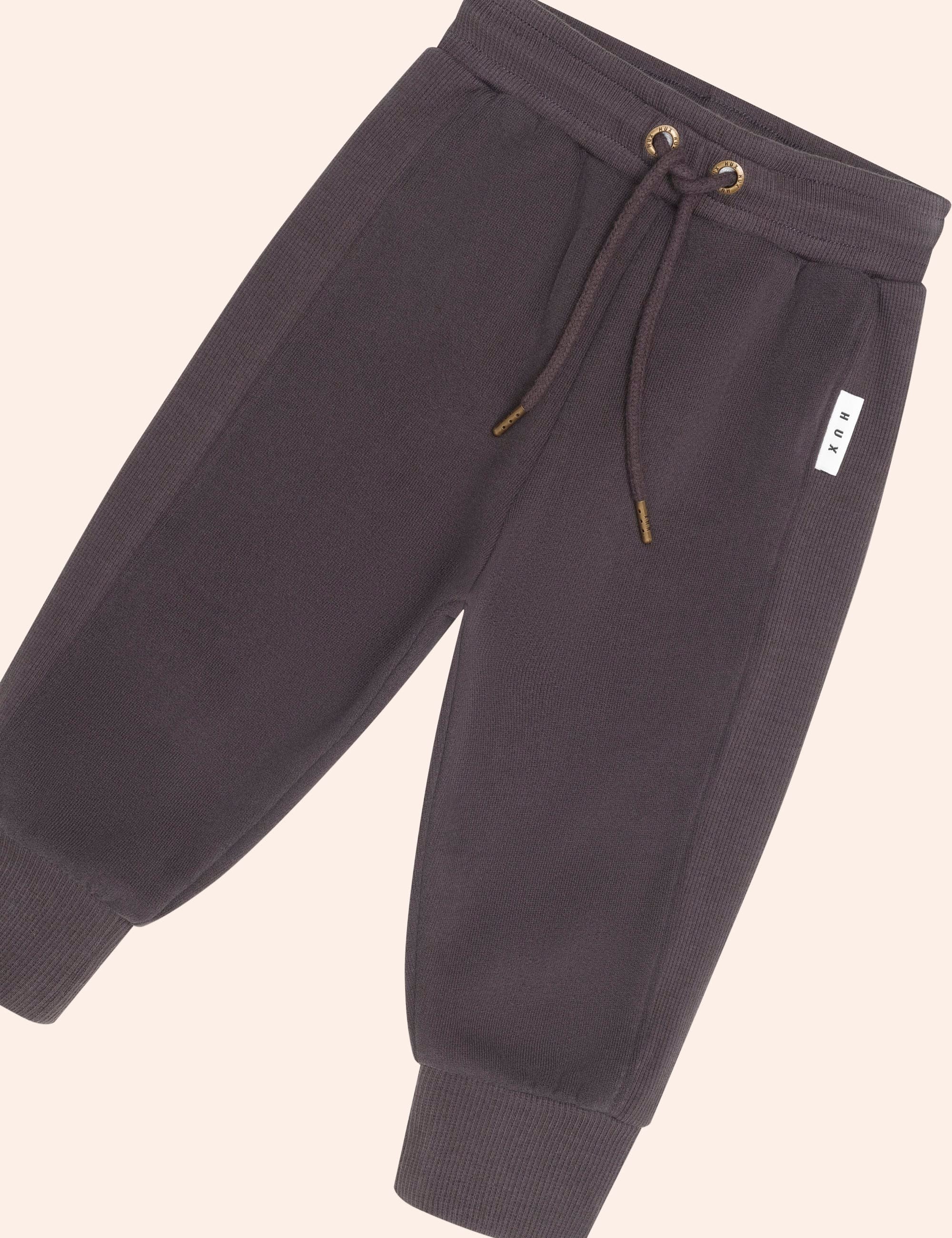 Soft Black Moto Trackpant PANT Huxbaby Shopify