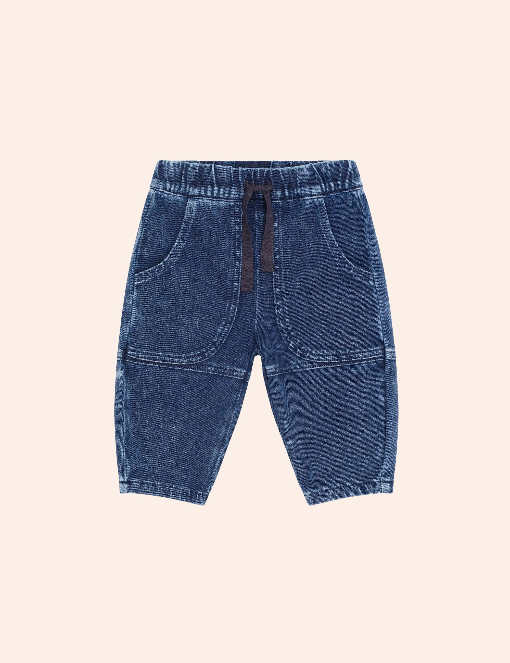 Knit Denim Pocket Pant PANT Huxbaby Shopify
