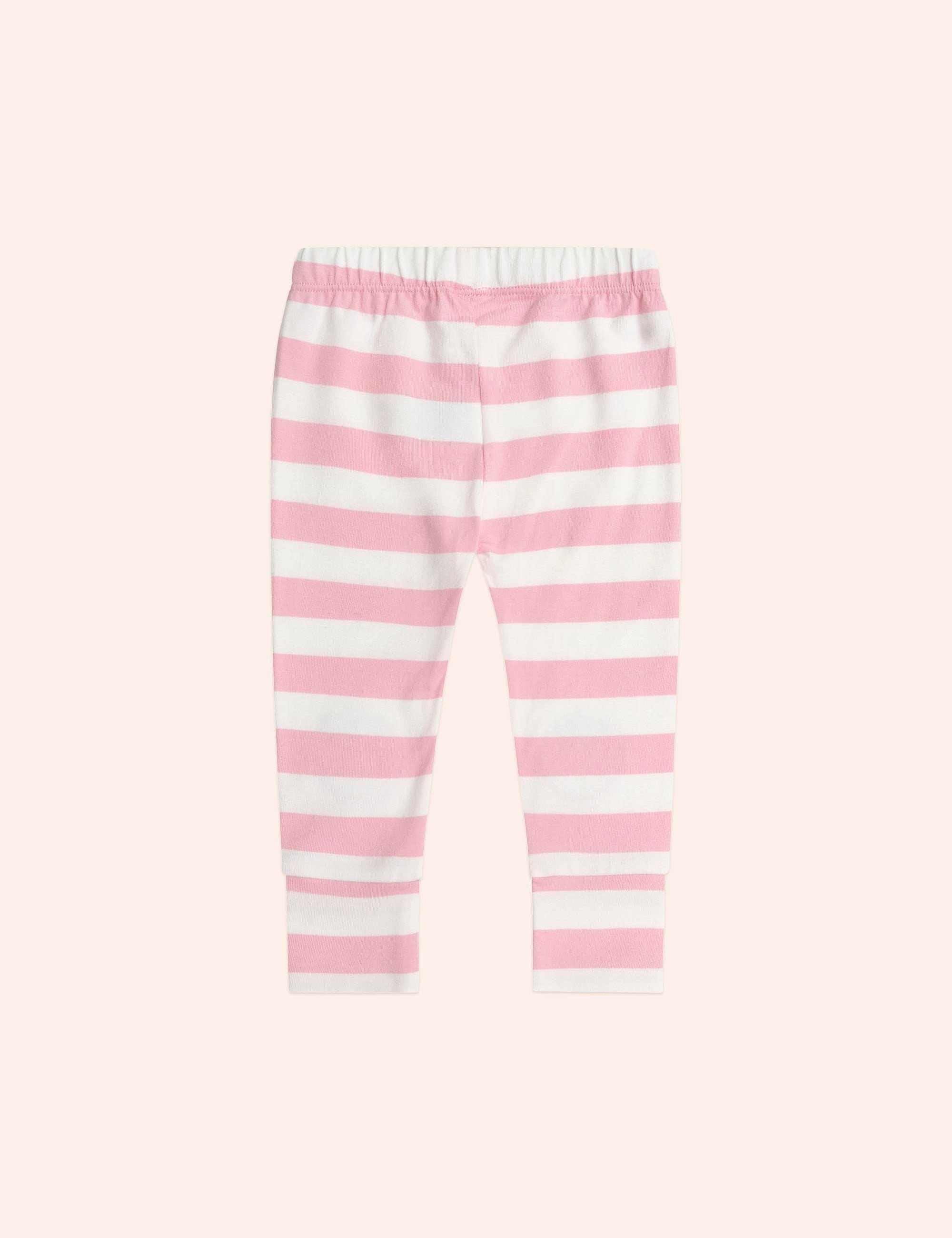 Strawberry Stripe Leggings LEGGING Huxbaby
