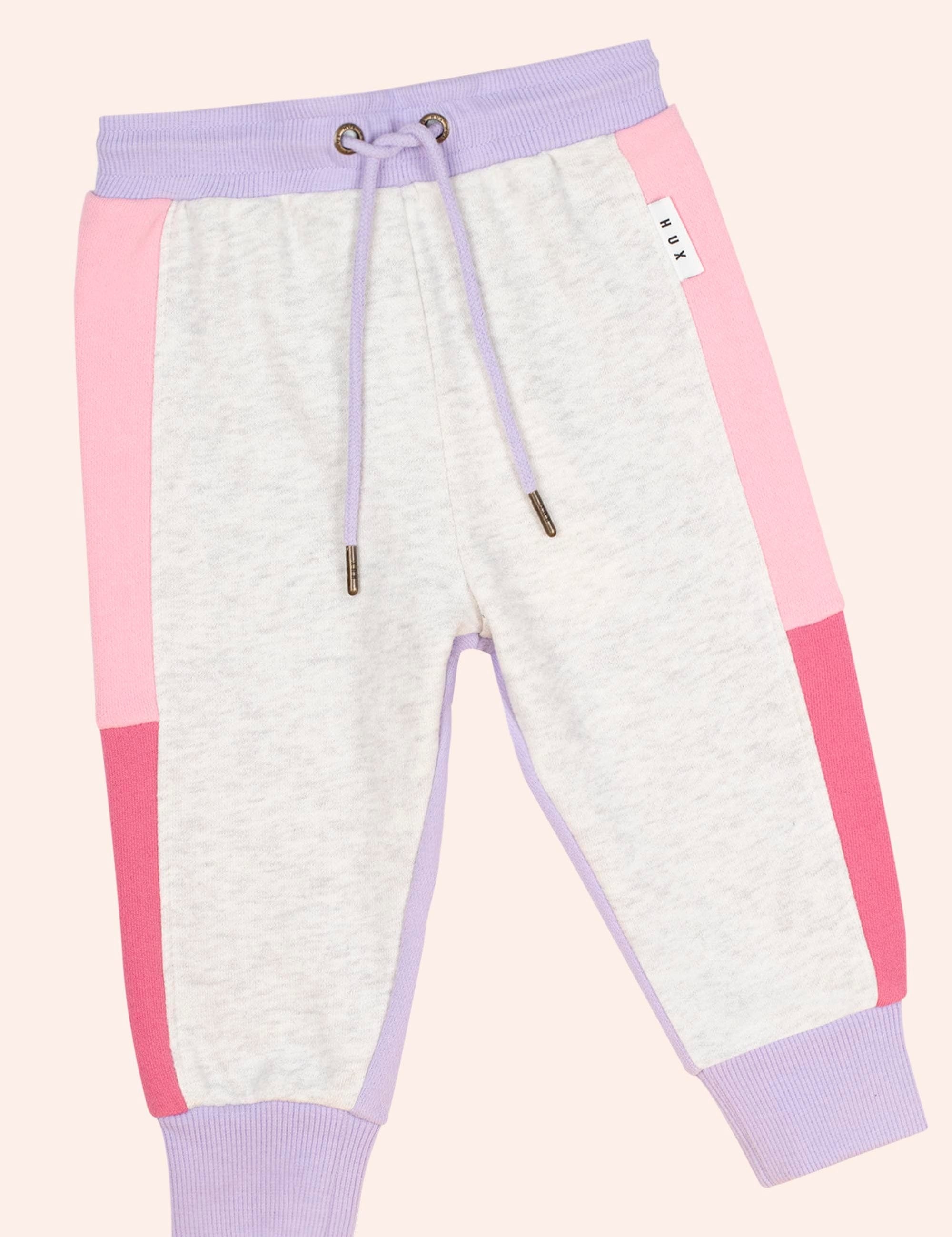 Varsity Track Pants Pastel PANT Huxbaby
