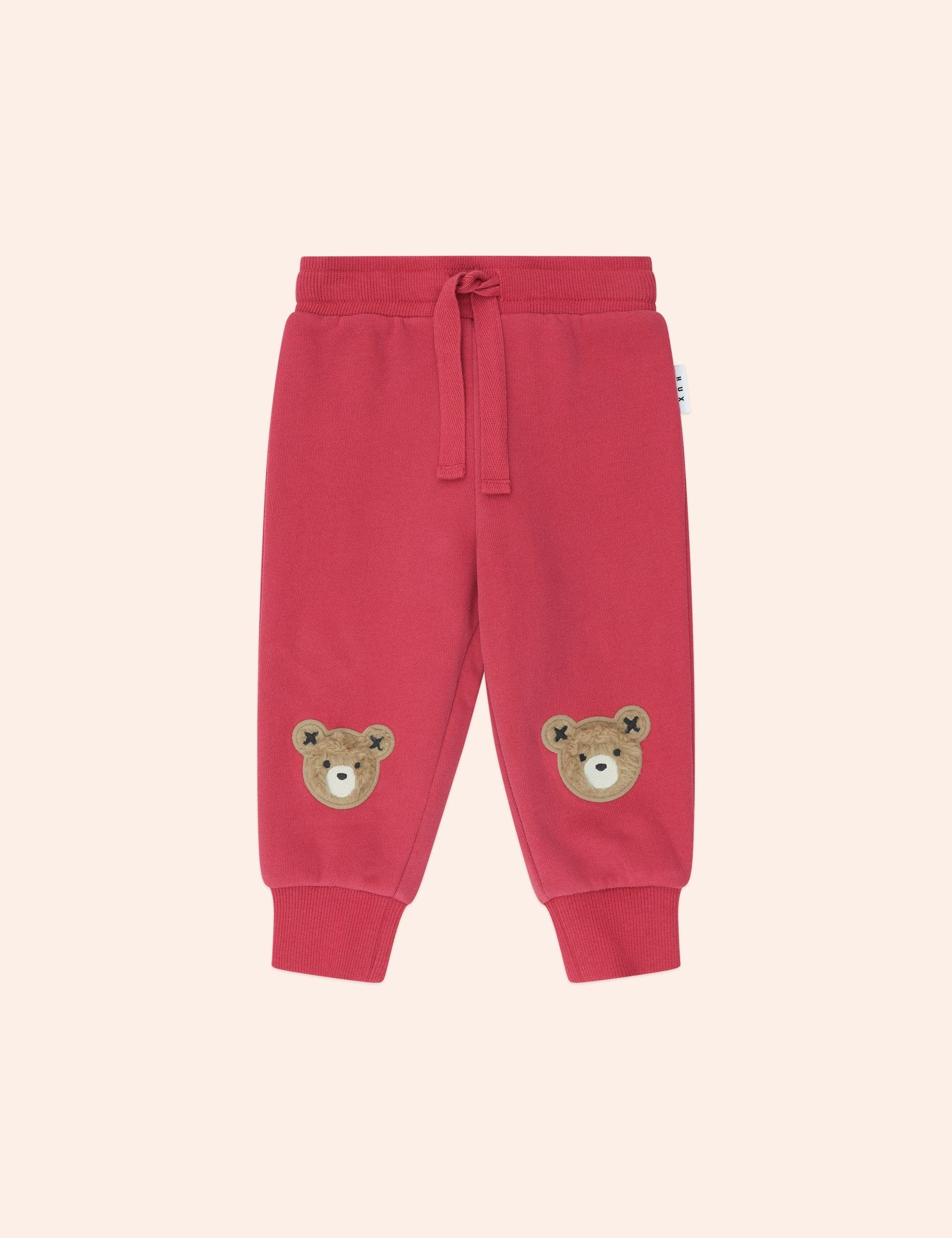 Furry Huxbear Trackpant Red PANT Huxbaby