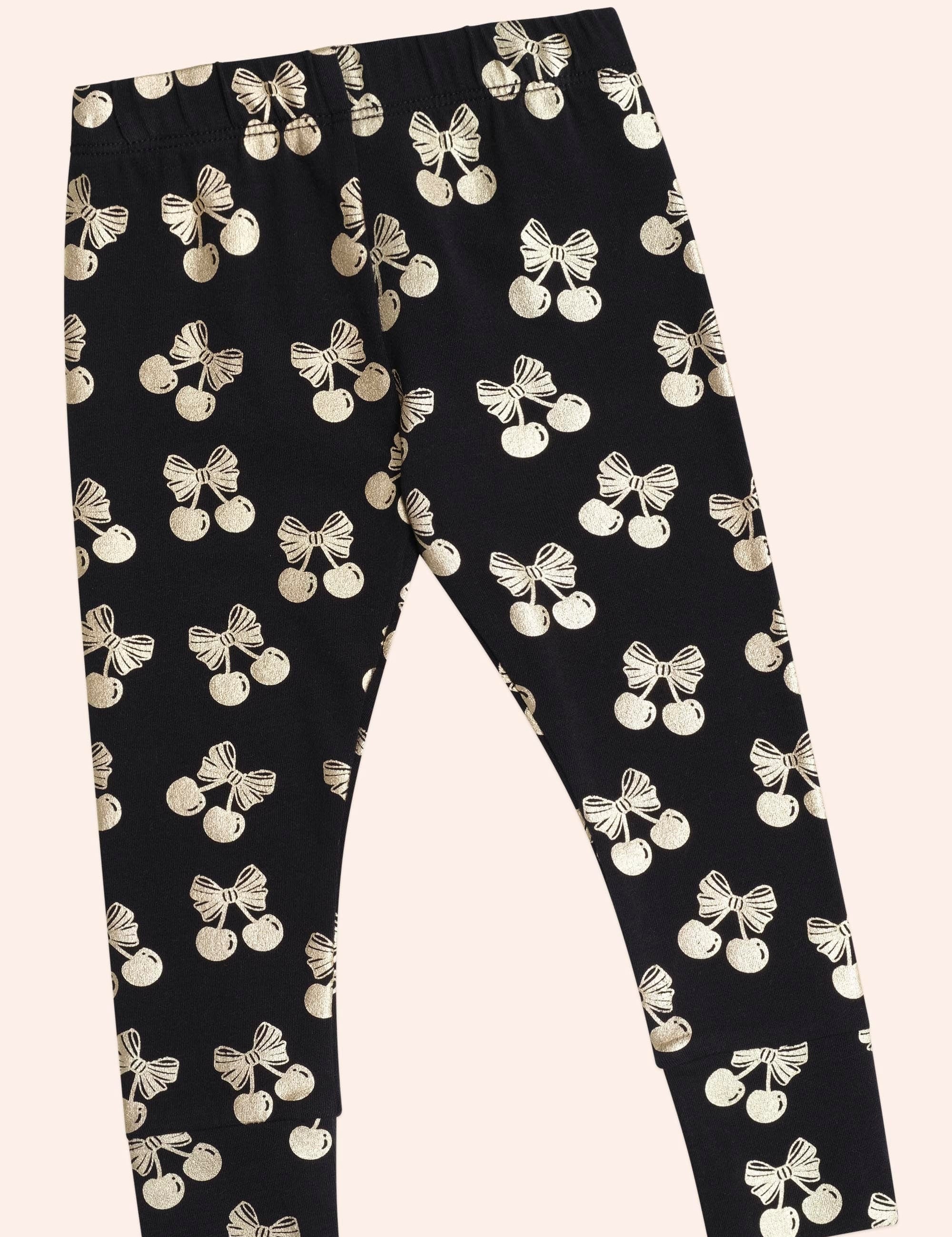 Special Legging Cherry Pie Gold LEGGING Huxbaby
