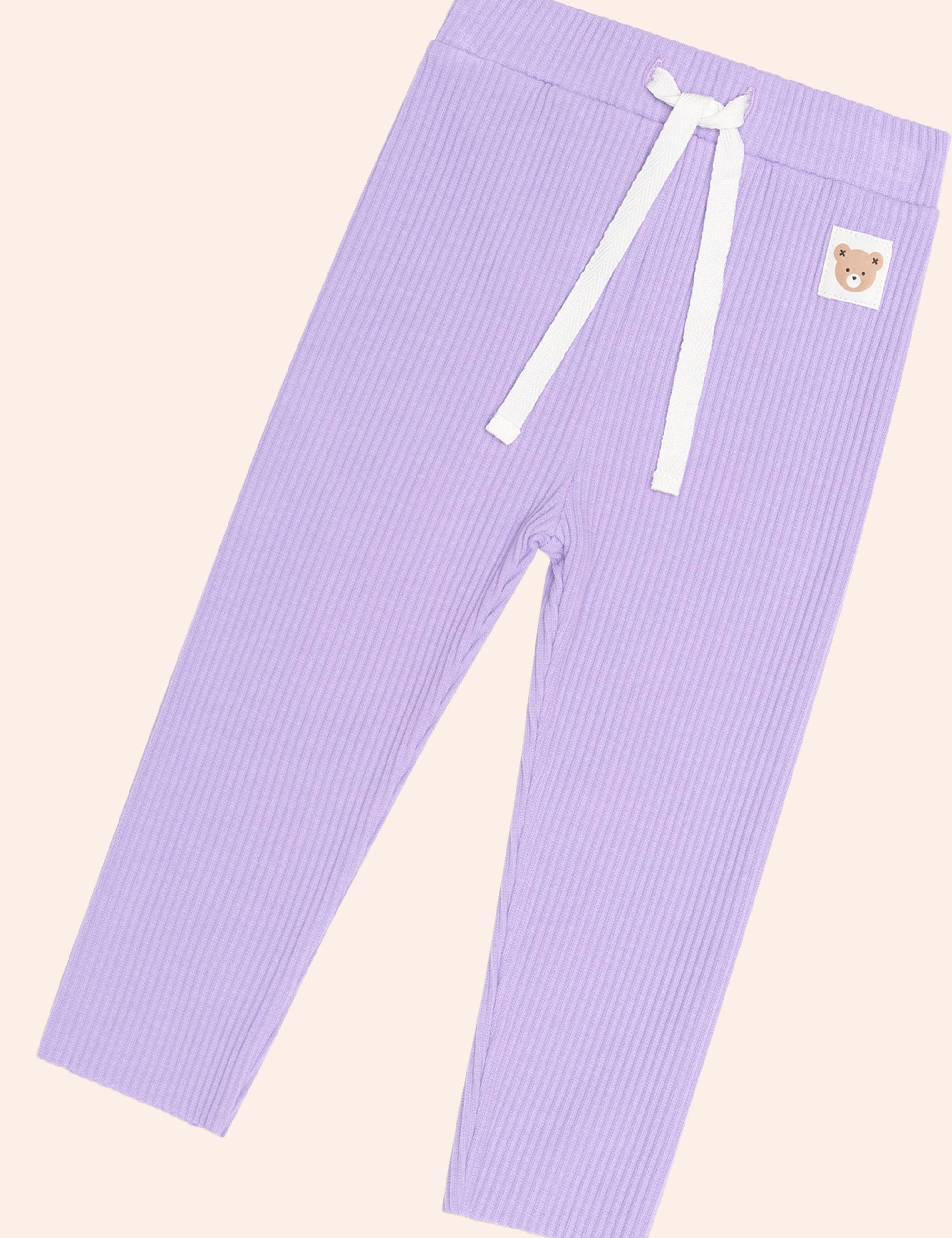 Purple Rib Legging LEGGING Huxbaby Shopify
