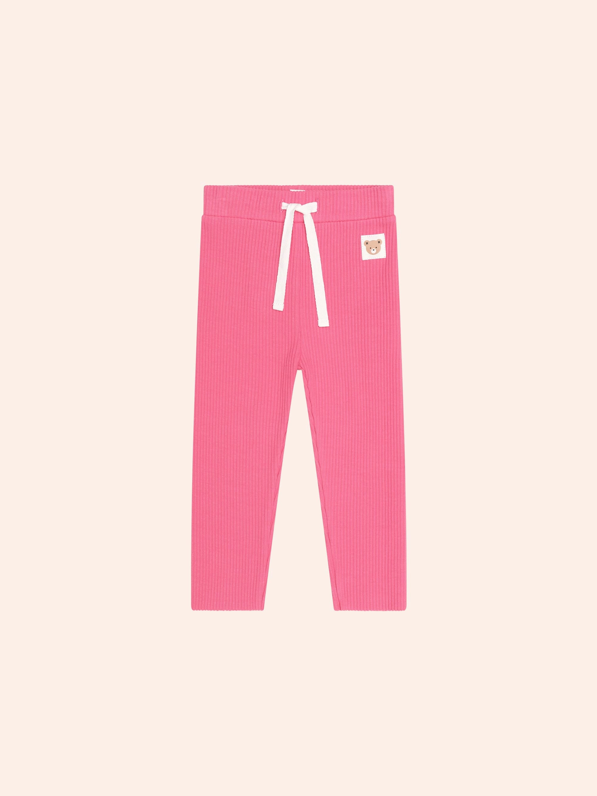 Huxbaby Shopify LEGGING Berry Rib Legging
