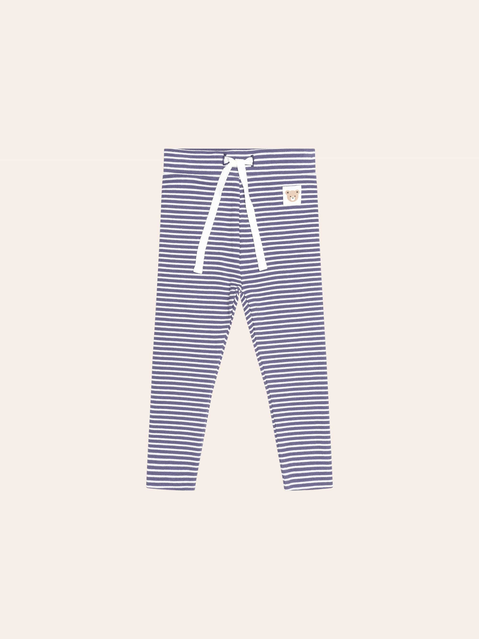 Huxbaby Shopify LEGGING Ink Stripe Rib Legging