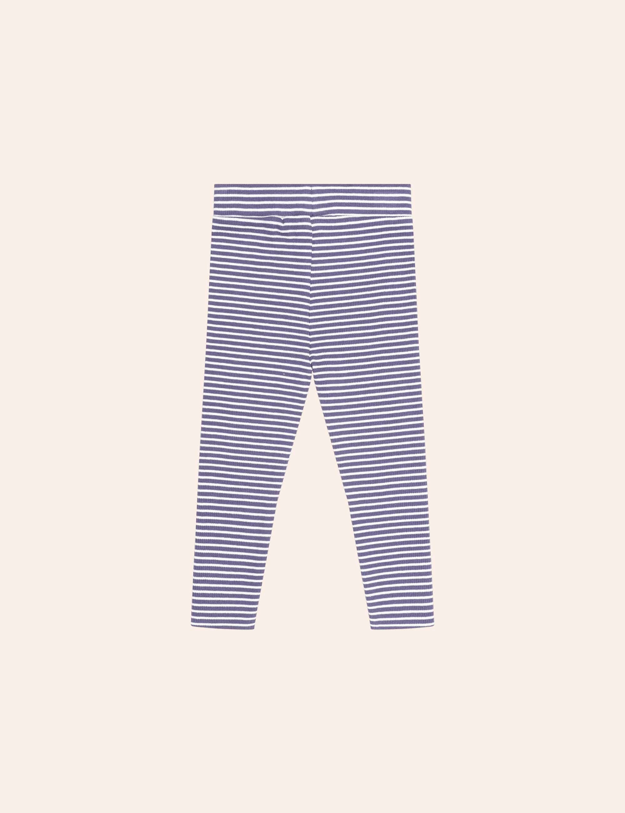 Ink Stripe Rib Legging LEGGING Huxbaby Shopify