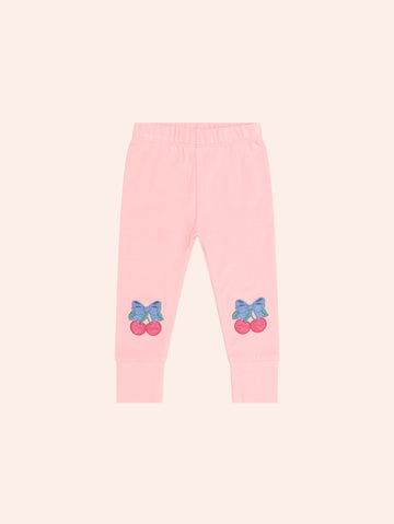 Cherry Bow Legging LEGGING Huxbaby Shopify