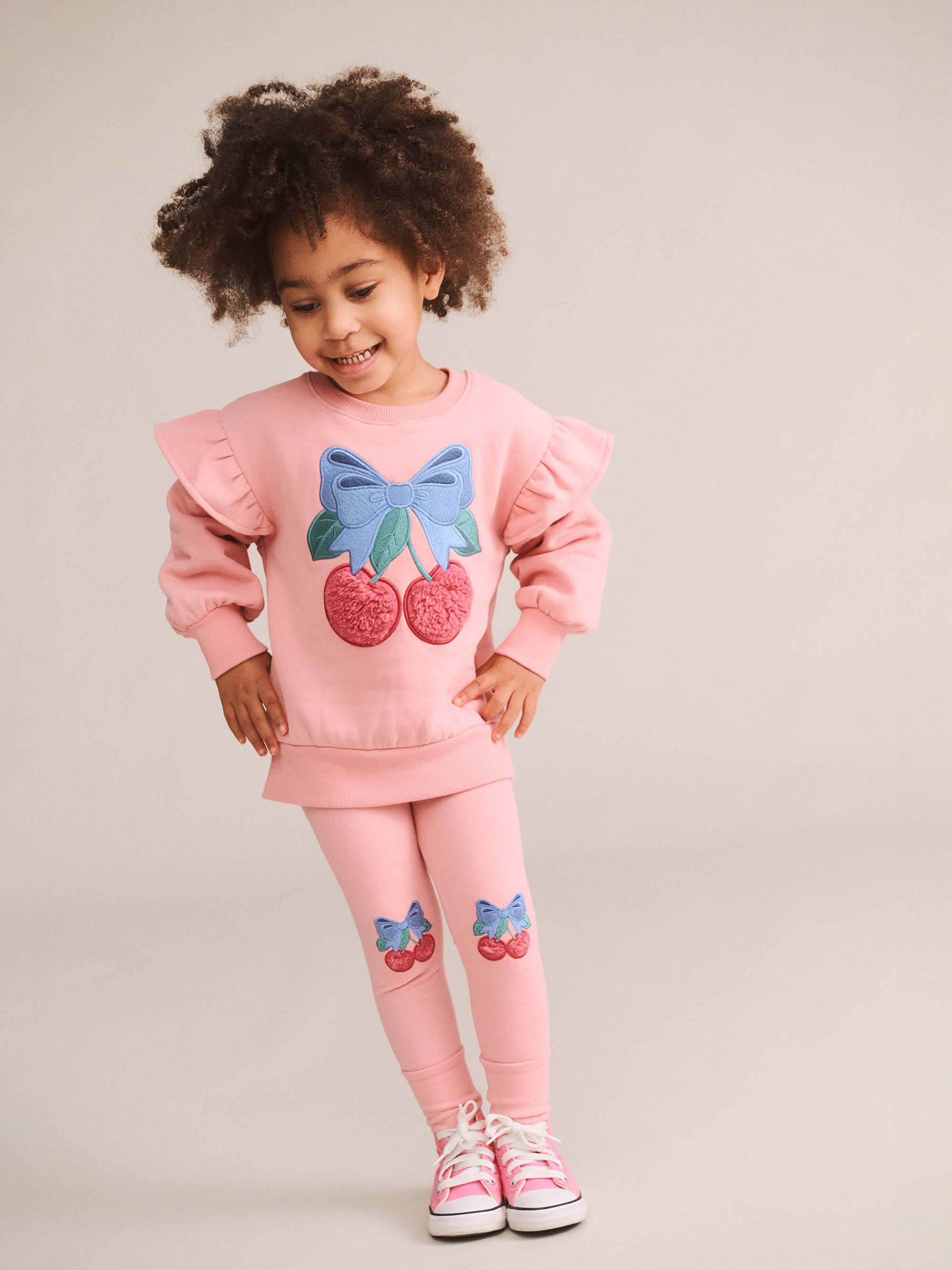 Huxbaby Shopify LEGGING Cherry Bow Legging