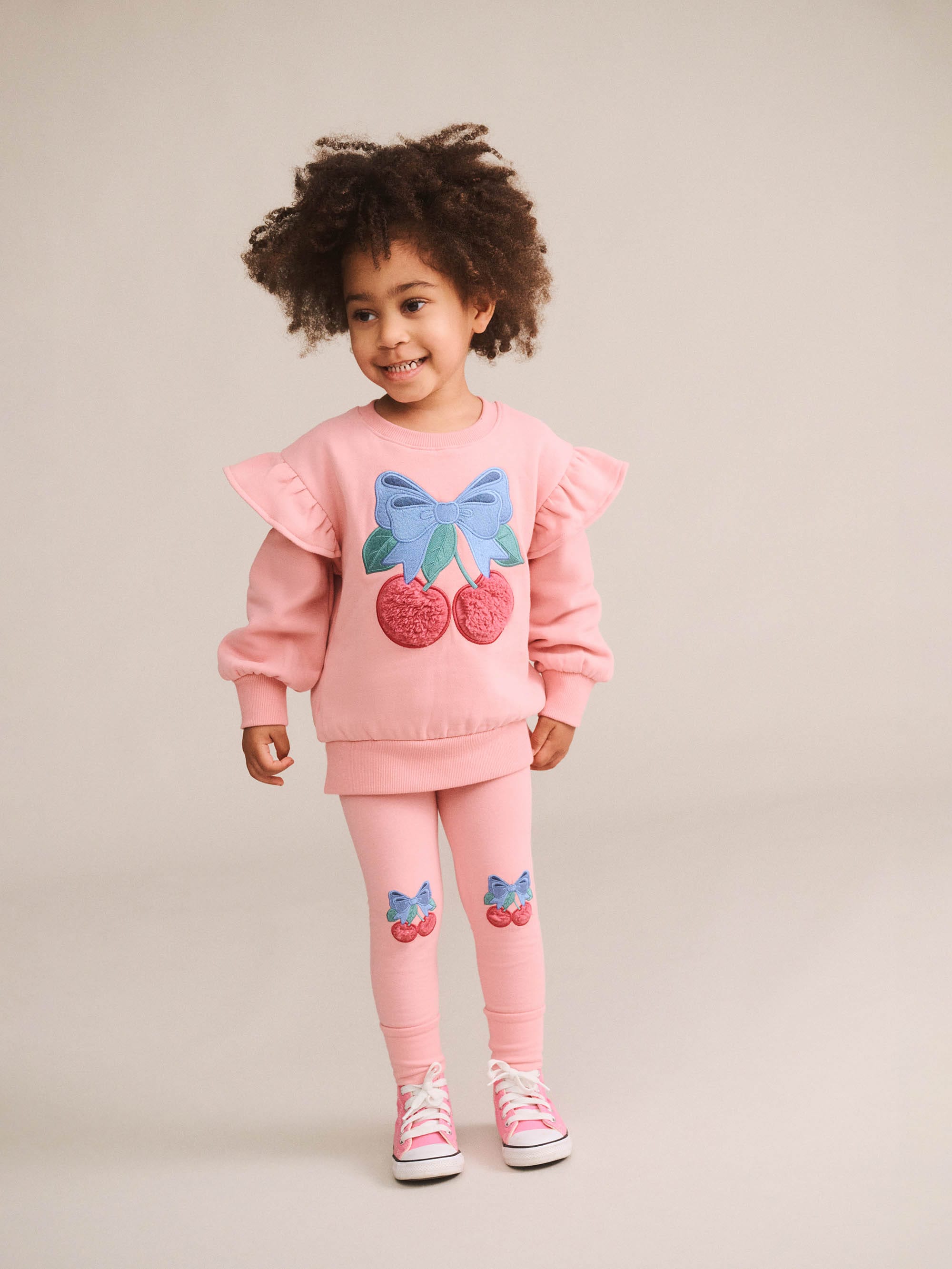 Huxbaby Shopify LEGGING Cherry Bow Legging