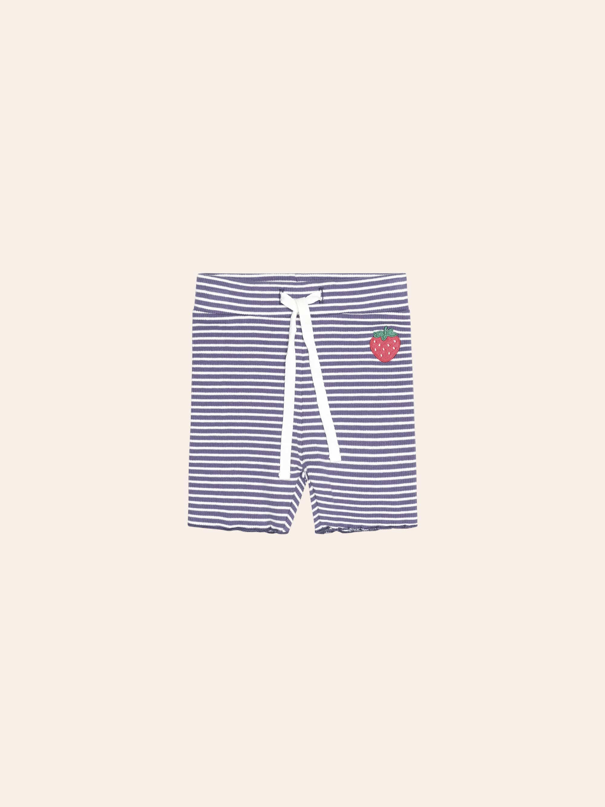 Huxbaby Shopify SHORT Ink Stripe Rib Bike Short