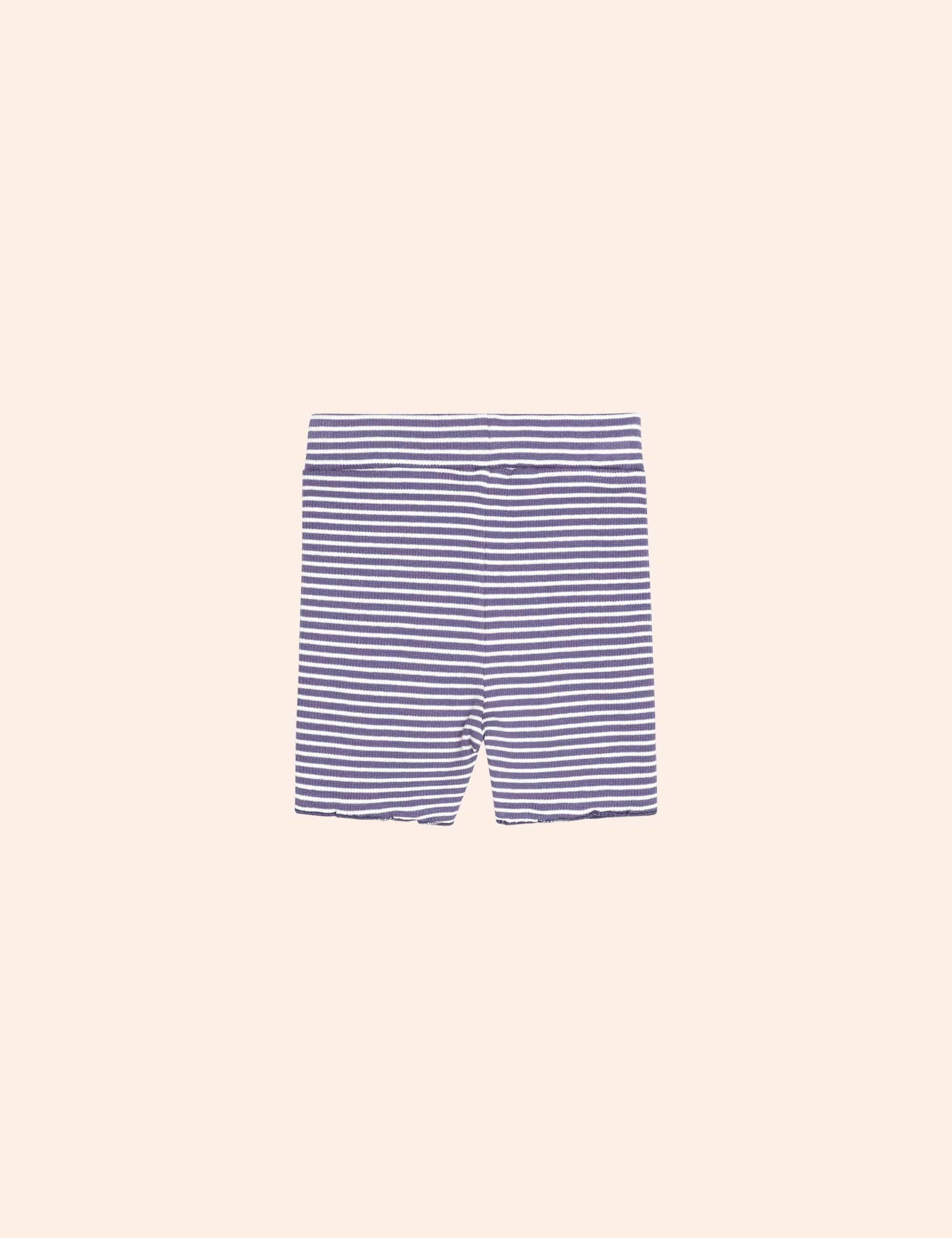 Ink Stripe Rib Bike Short SHORT Huxbaby Shopify