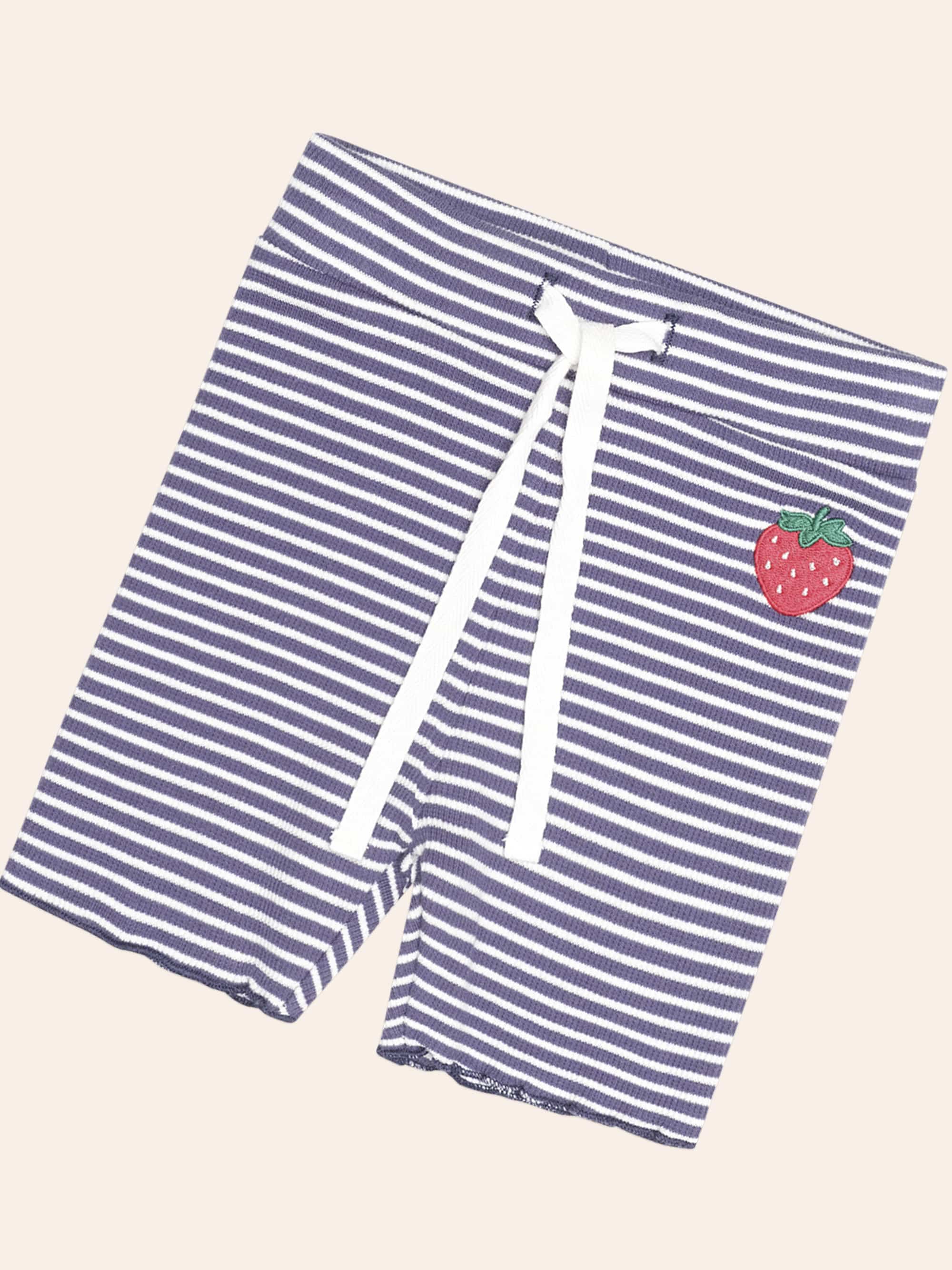 Huxbaby Shopify SHORT Ink Stripe Rib Bike Short