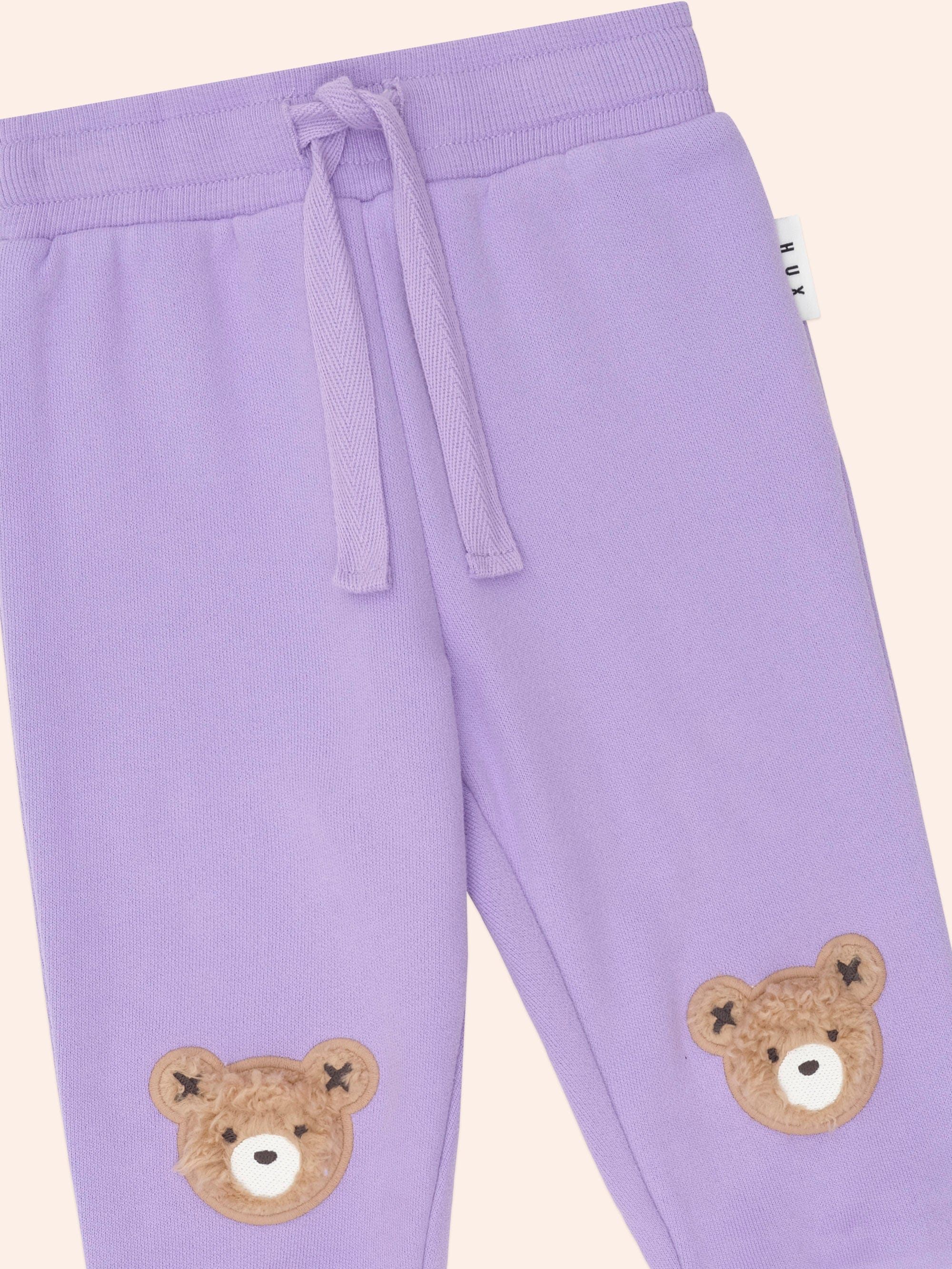 Furry Huxbear Trackpant Purple PANT Huxbaby