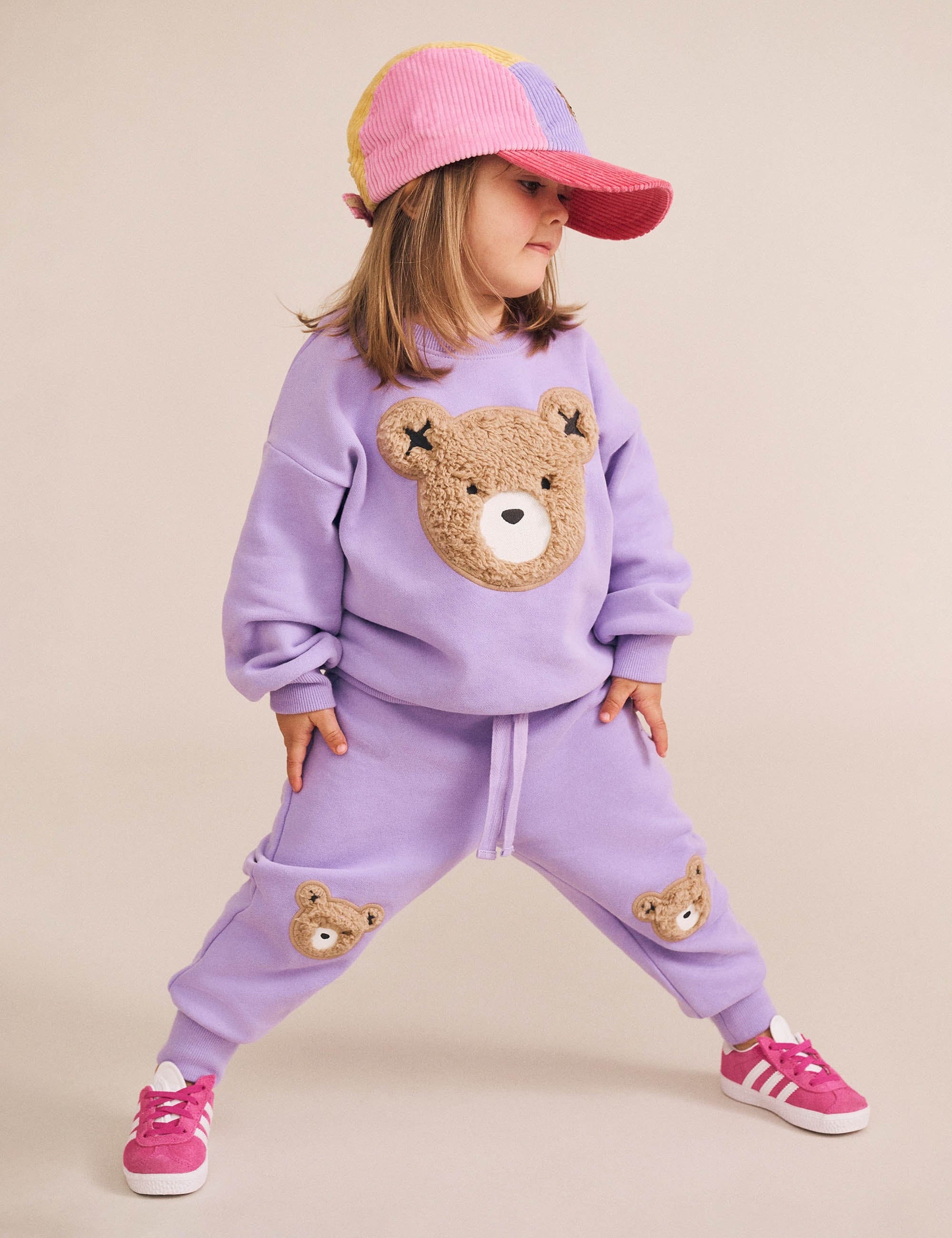 Furry Huxbear Trackpant Purple PANT Huxbaby