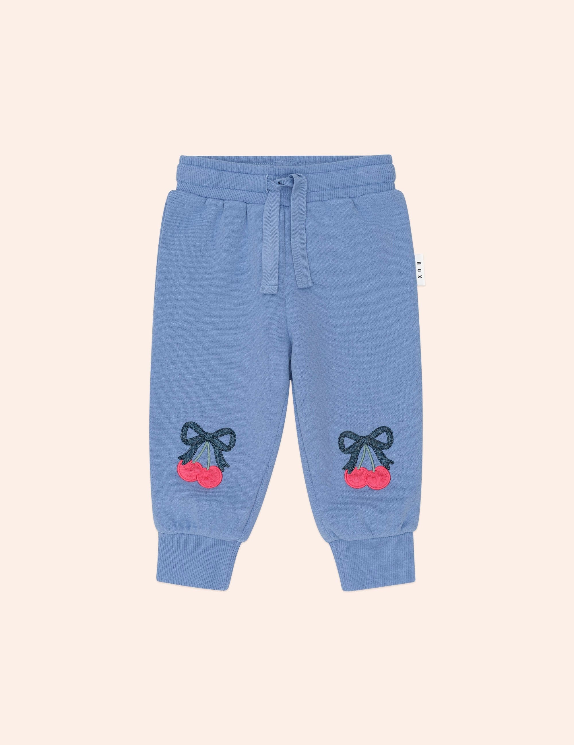Cherry Bow Trackpant PANT Huxbaby