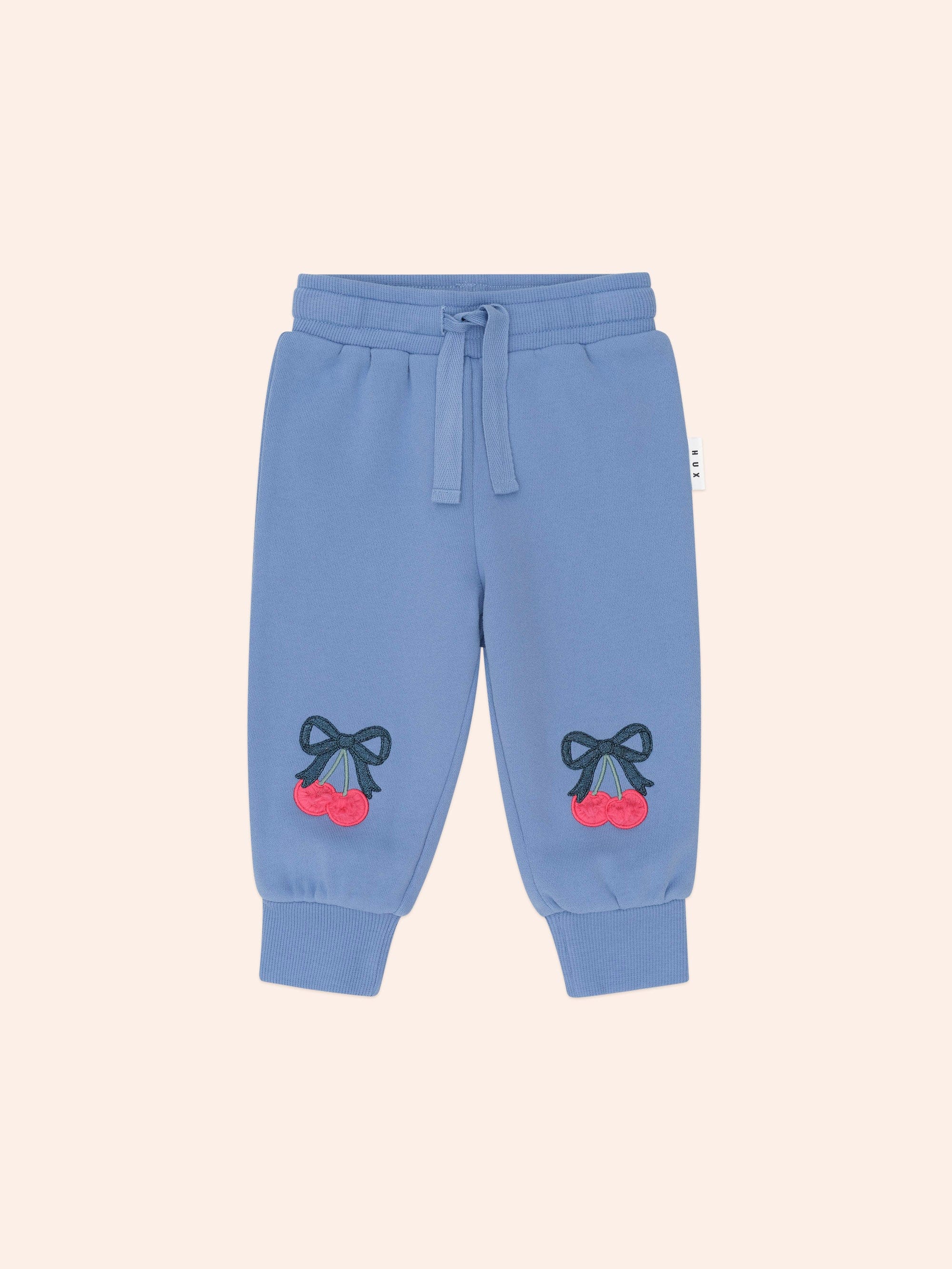 Cherry Bow Trackpant PANT Huxbaby
