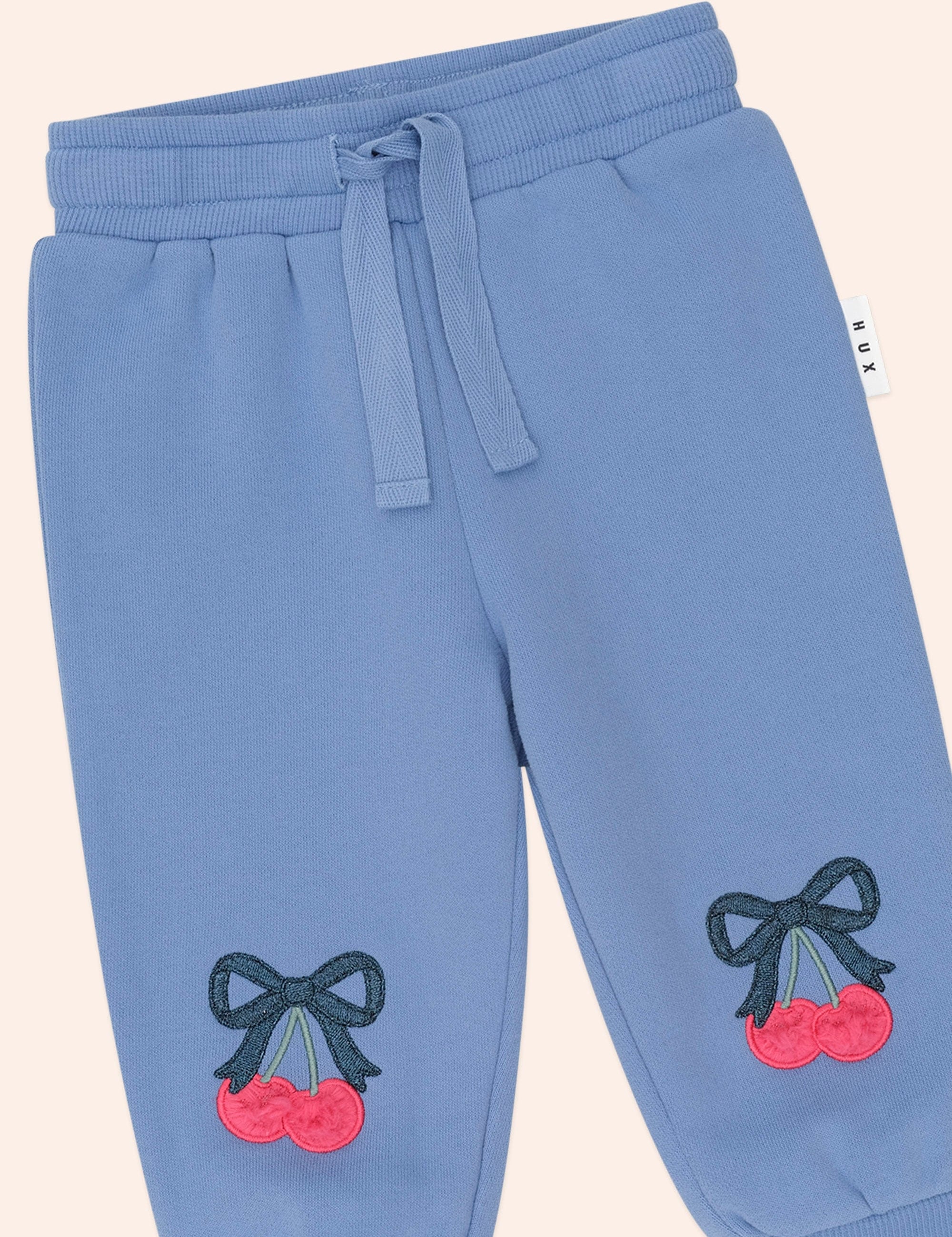 Cherry Bow Trackpant PANT Huxbaby