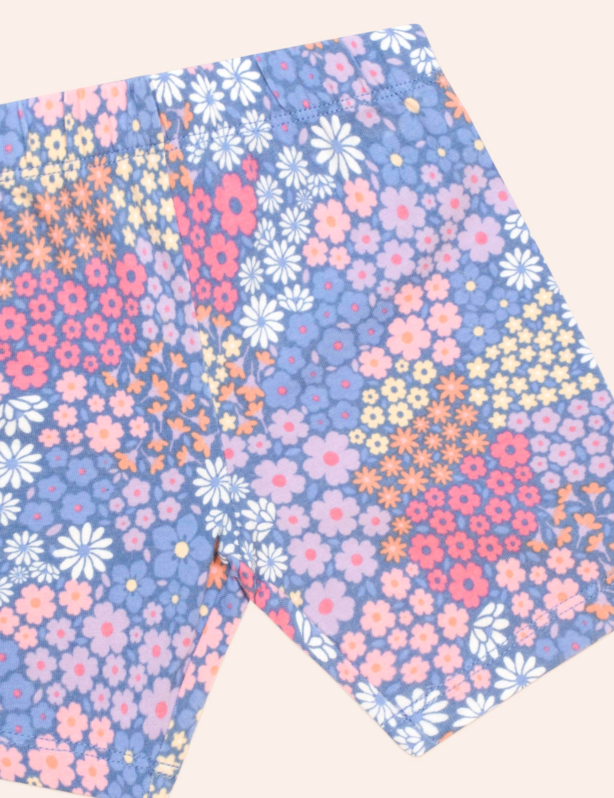 Floral Bloom Bike Shorts SHORT Huxbaby