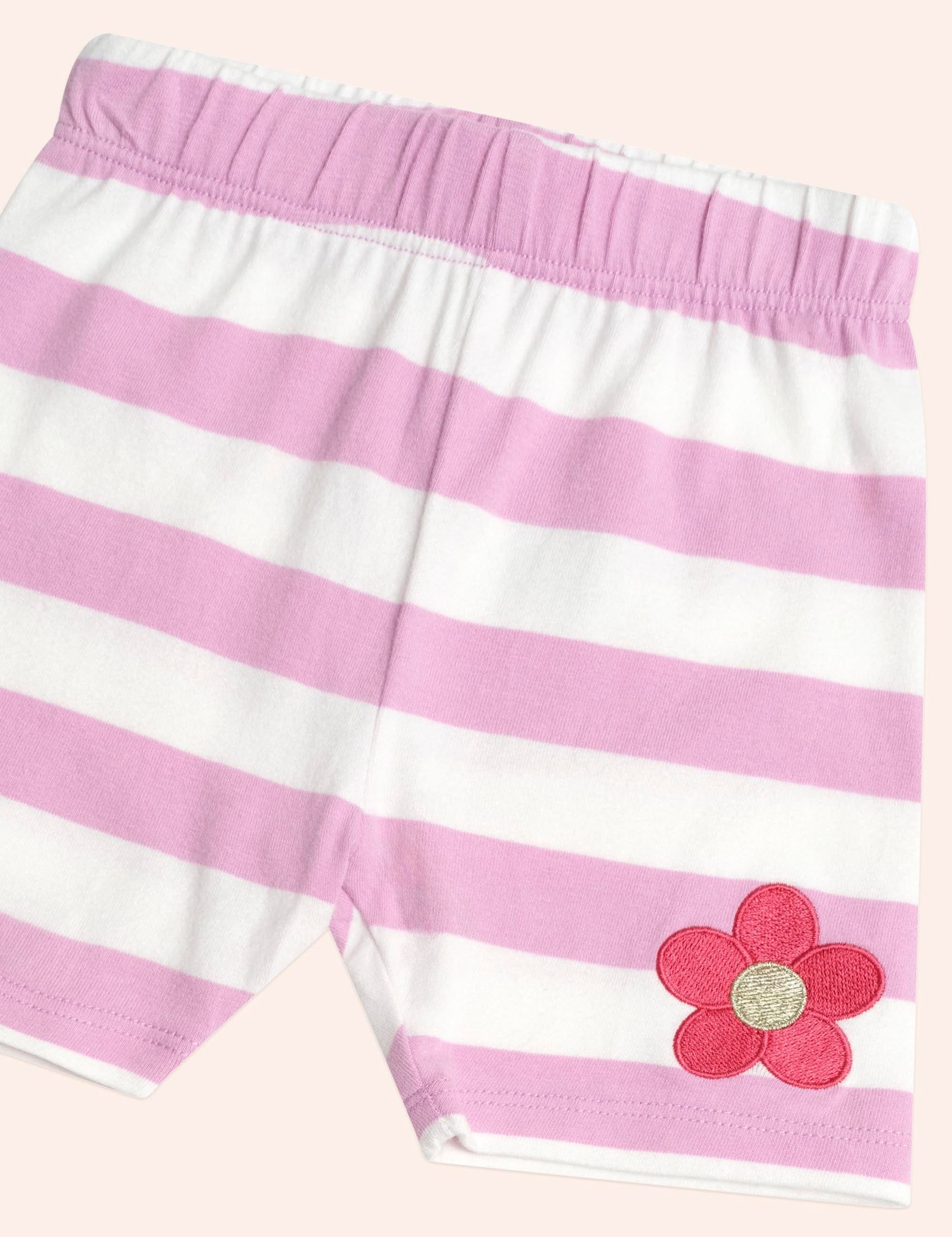 Flower Power Bike Shorts SHORT Huxbaby