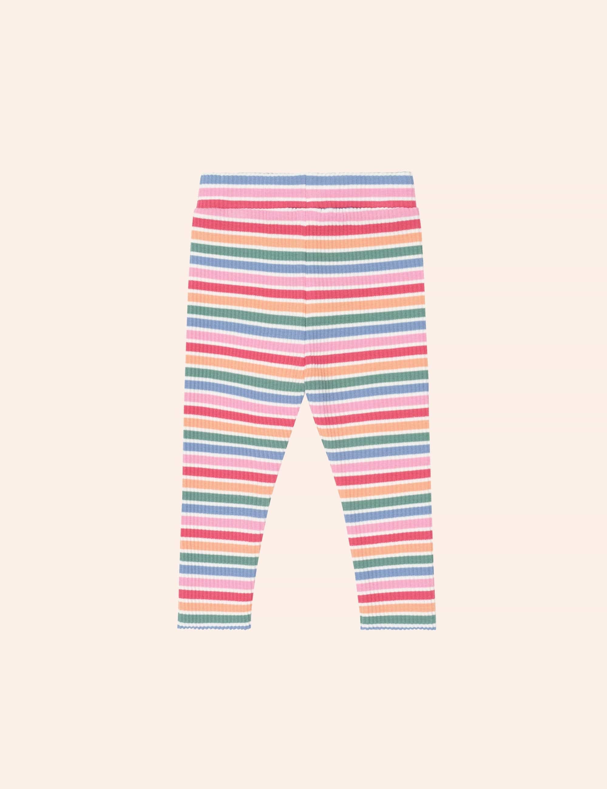 Tutti Frutti Stripe Legging LEGGING Huxbaby