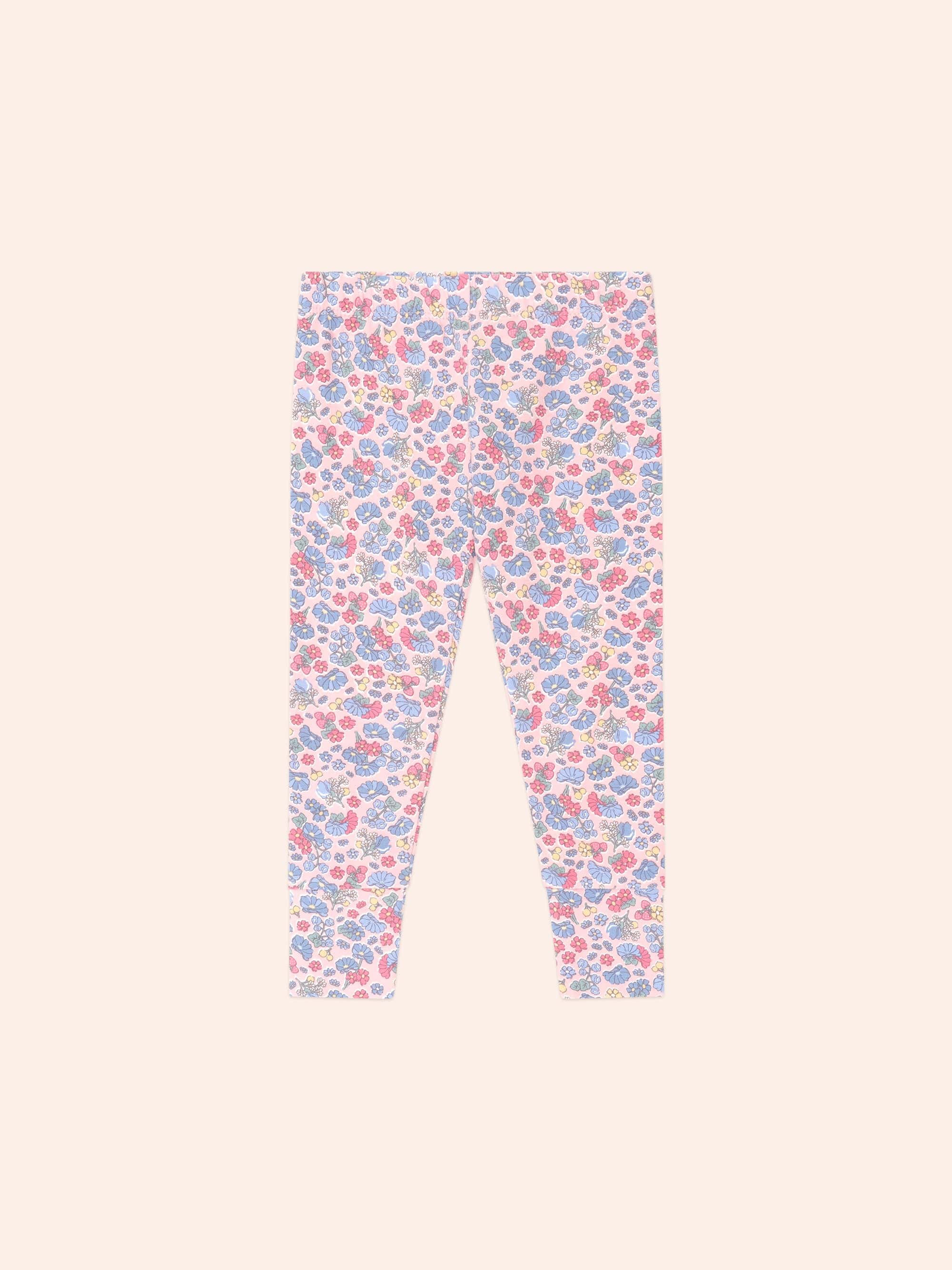 Vintage Floral Pink Legging LEGGING Huxbaby