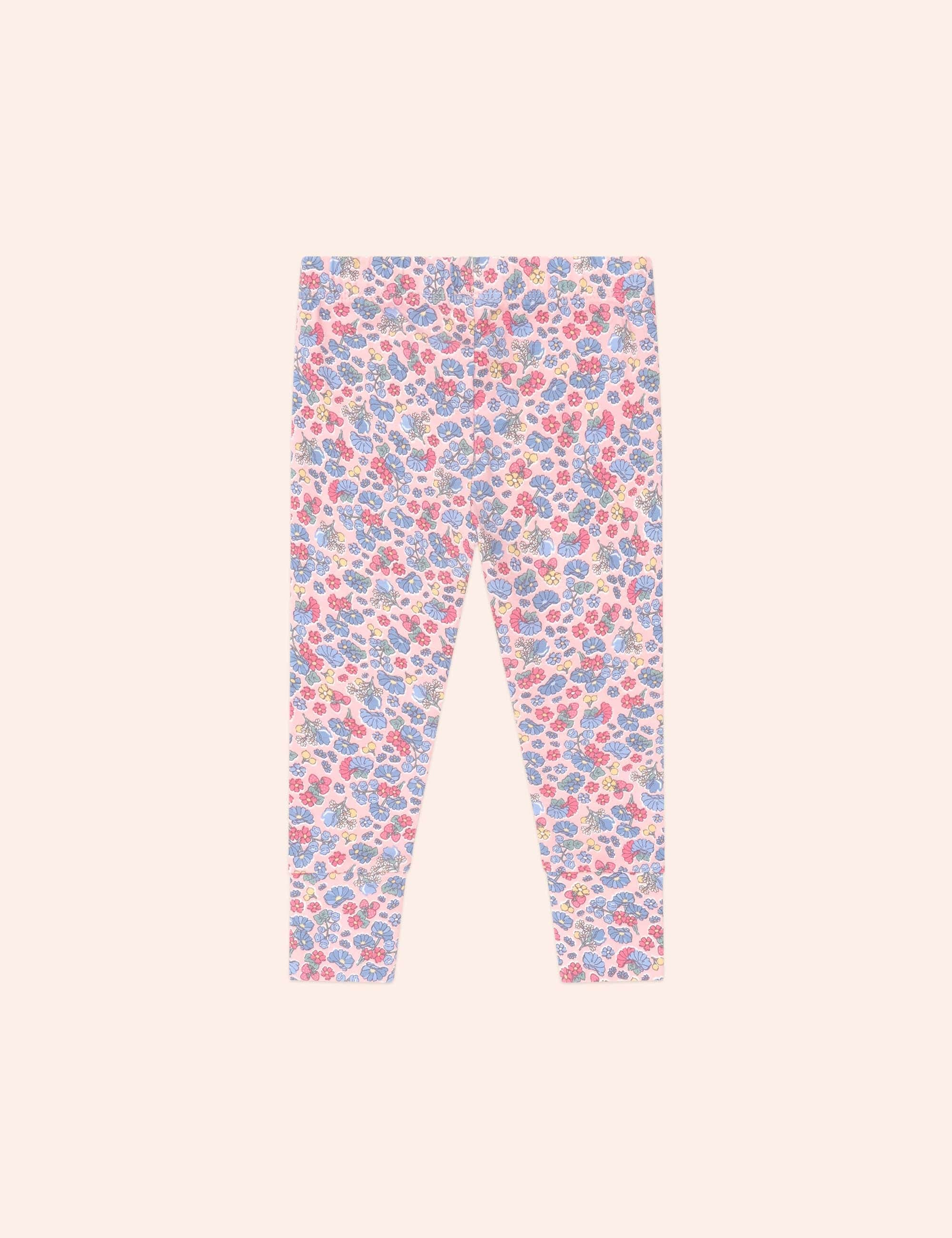 Vintage Floral Pink Legging LEGGING Huxbaby