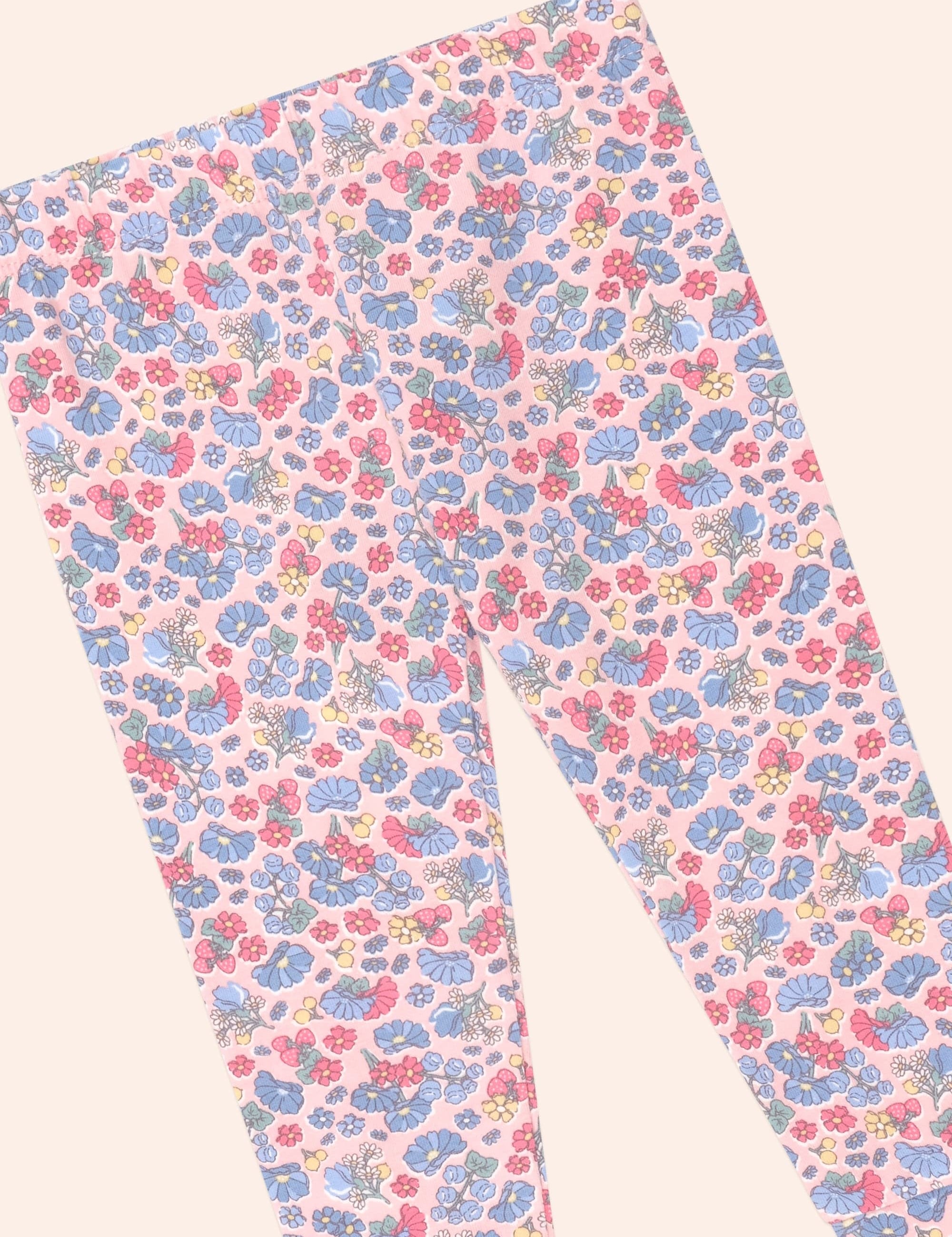Vintage Floral Pink Legging LEGGING Huxbaby