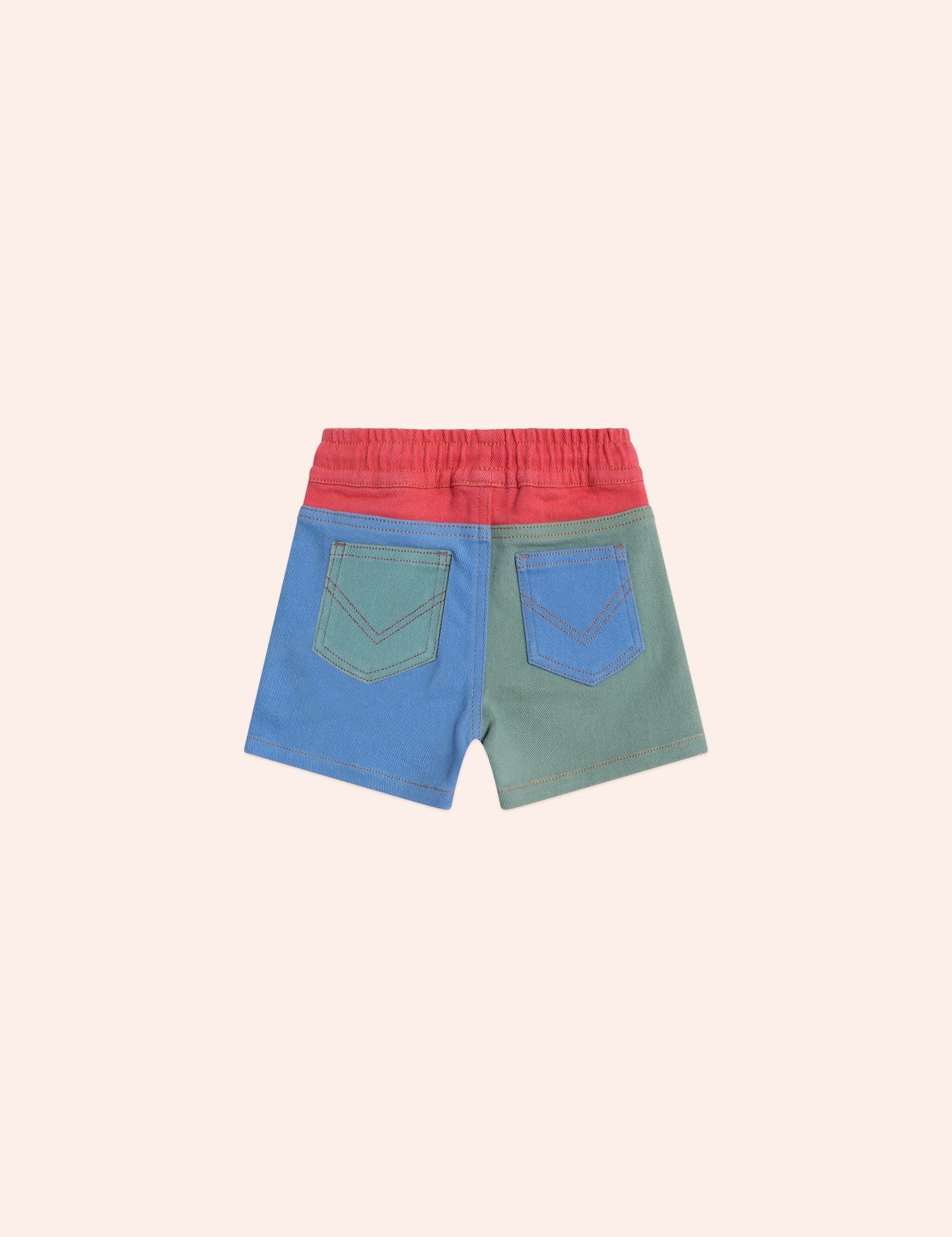 Vintage Denim Shorts Multicolour SHORT Huxbaby