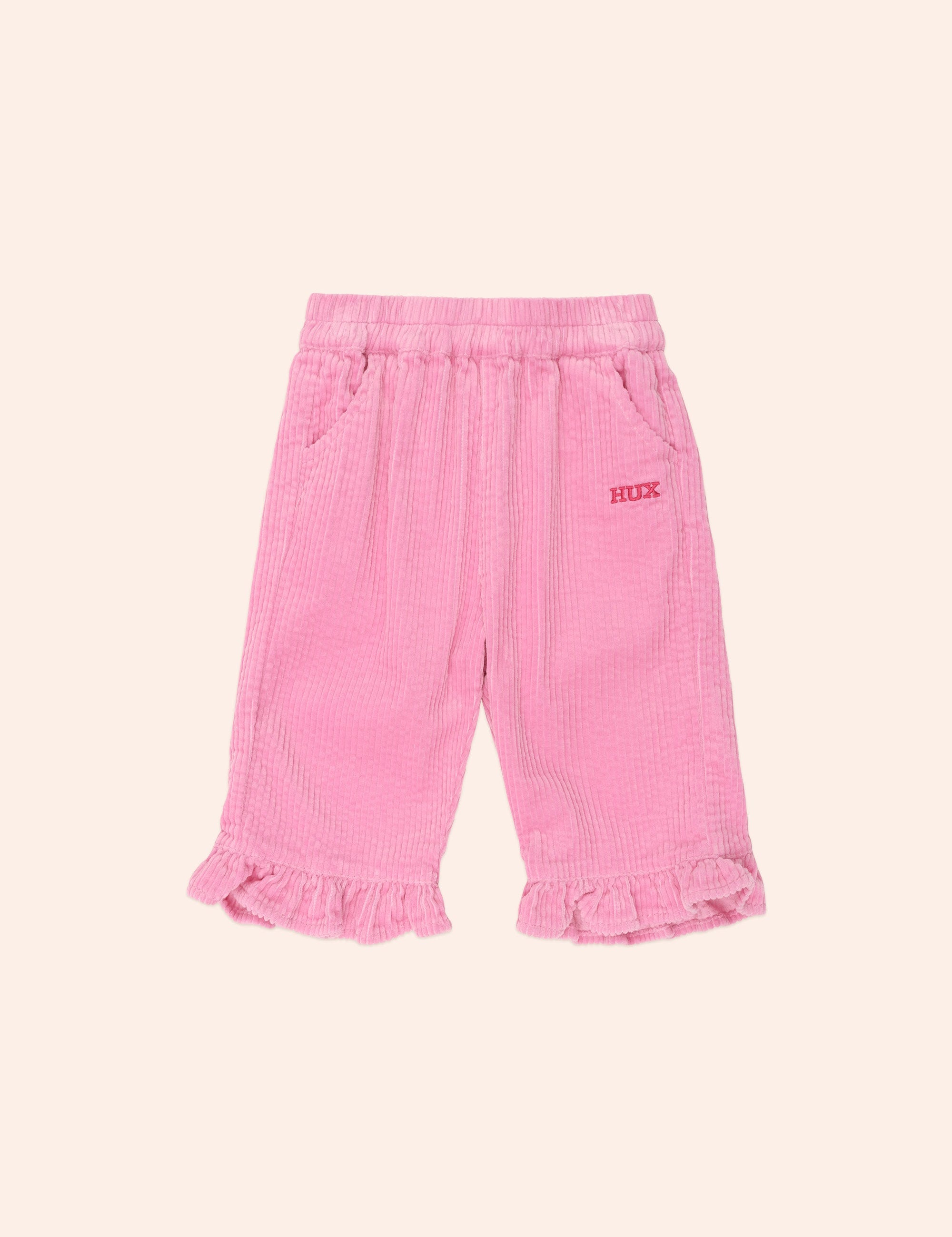 Cord Frill Hem Pant PANT Huxbaby