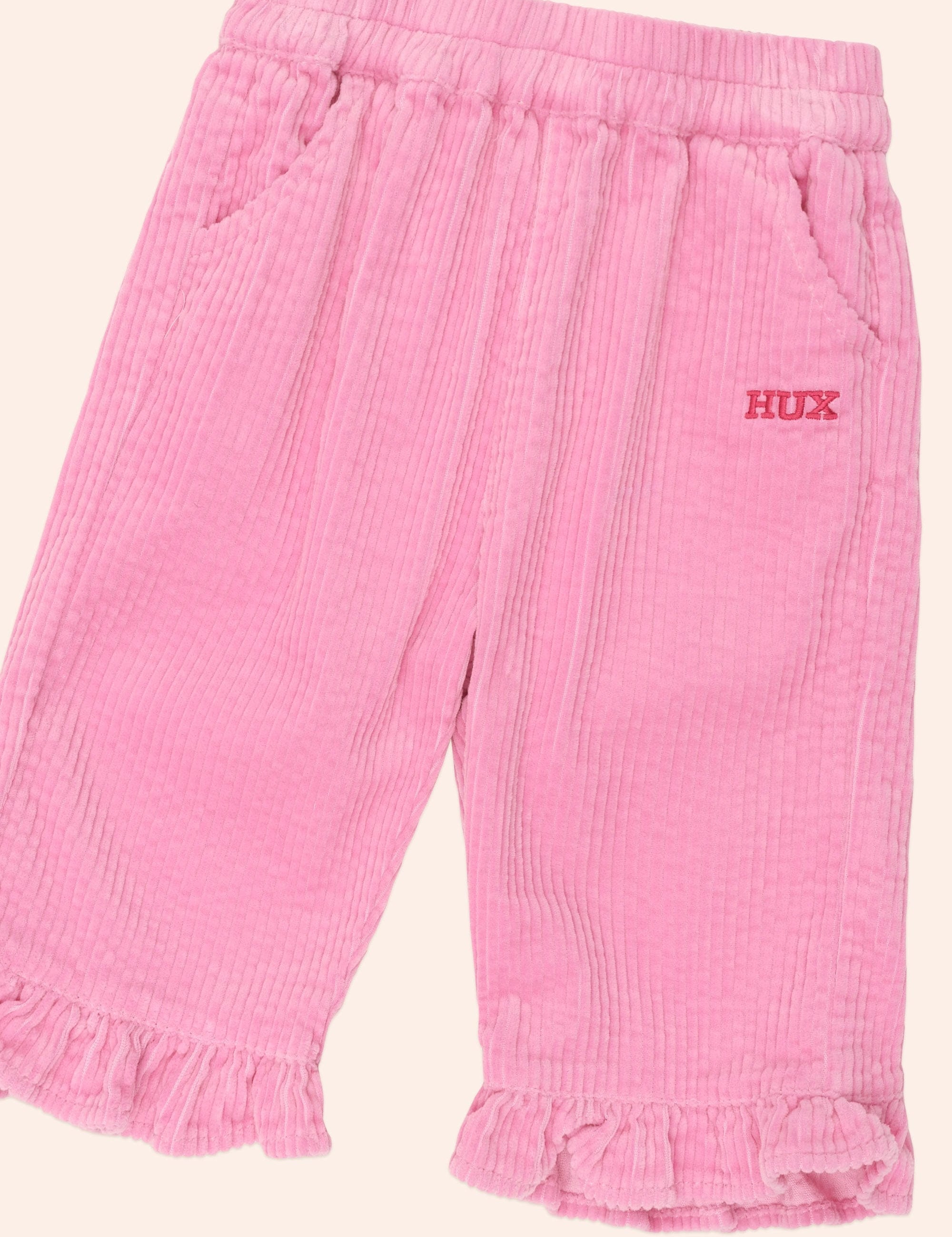 Cord Frill Hem Pant PANT Huxbaby