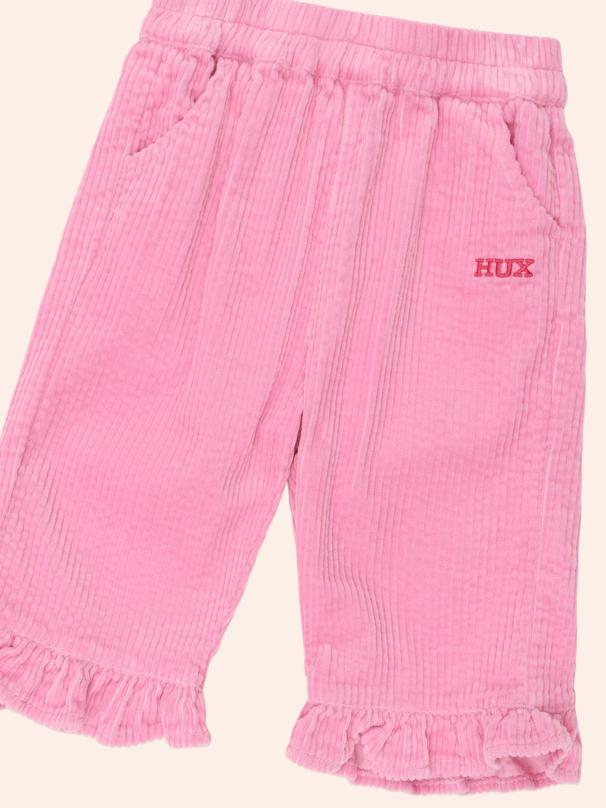 Cord Frill Hem Pant PANT Huxbaby