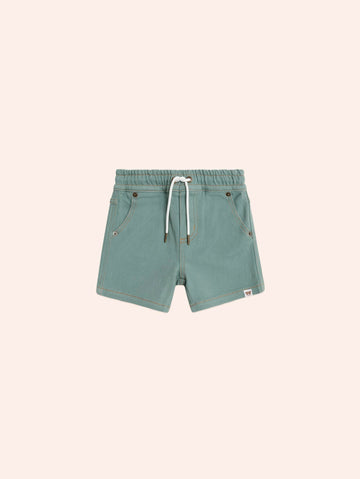 Denim Huxbear Shorts Green SHORT Huxbaby
