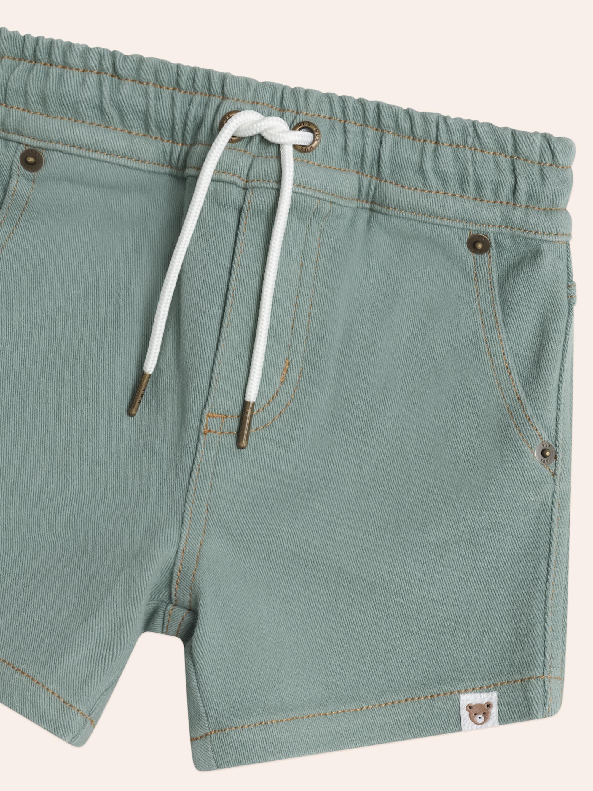 Denim Huxbear Shorts Green SHORT Huxbaby