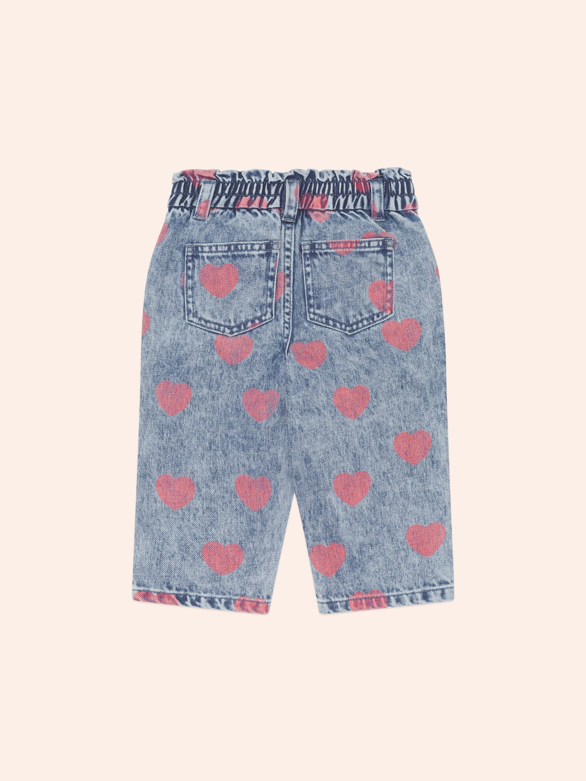 Dreamy Denim Hearts Jeans PANT Huxbaby