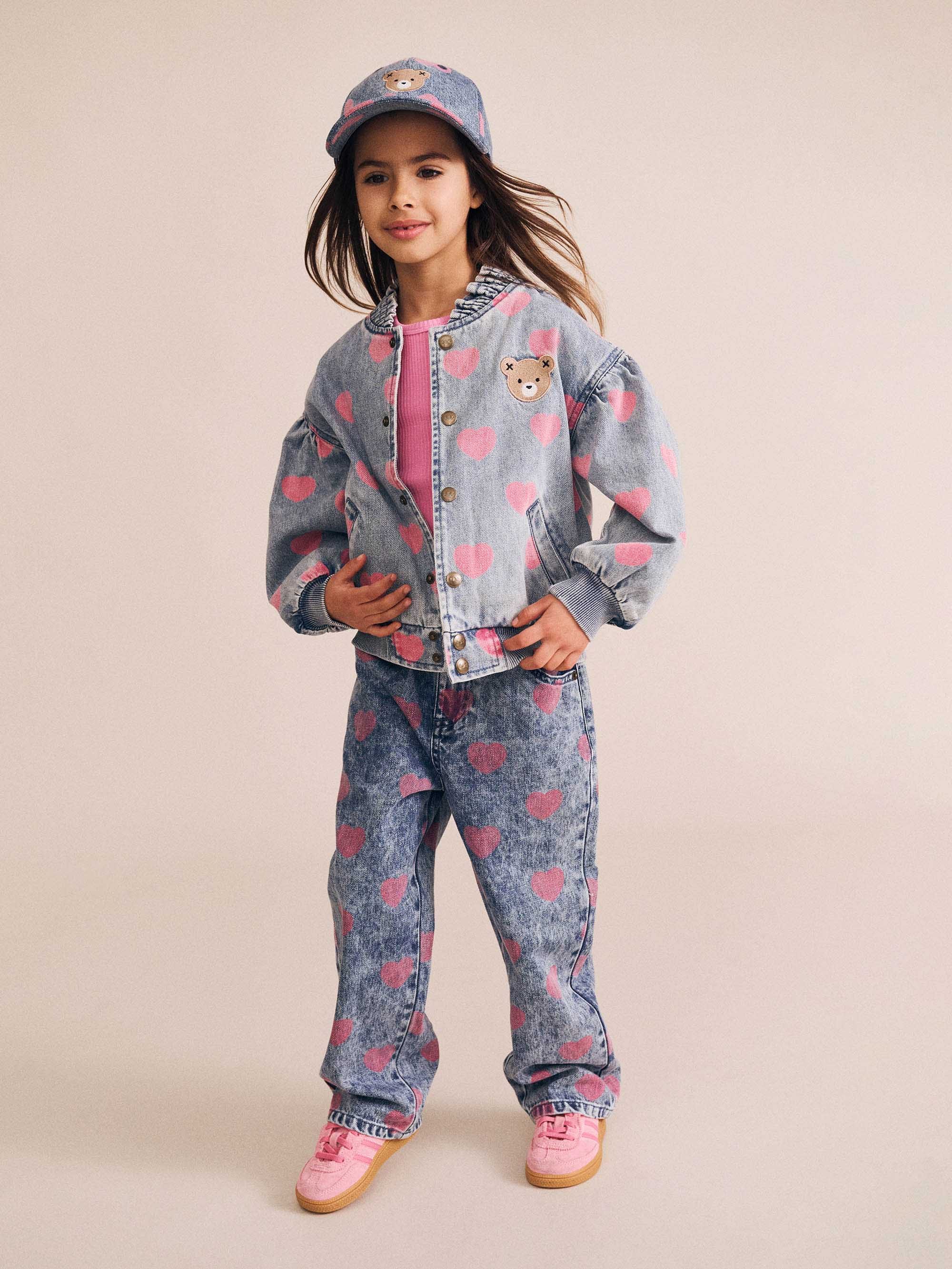 Dreamy Denim Hearts Jeans PANT Huxbaby