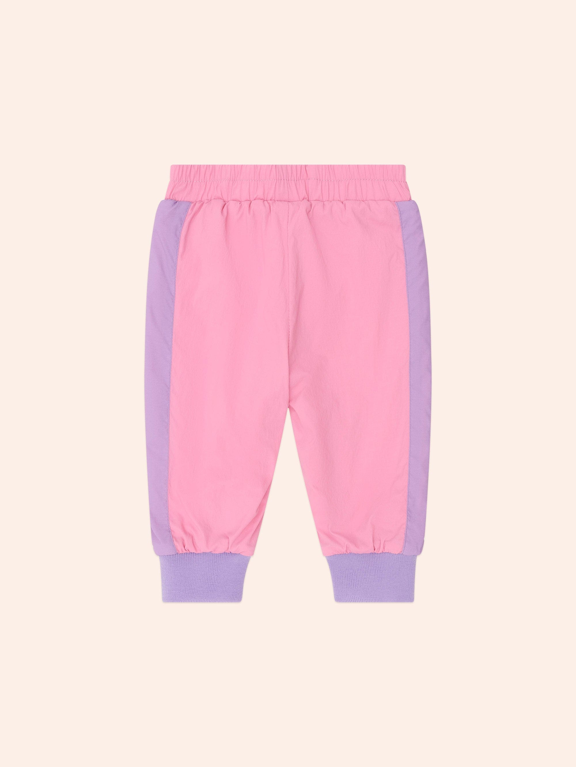 Retro Cherry Spliced Trackpant PANT Huxbaby