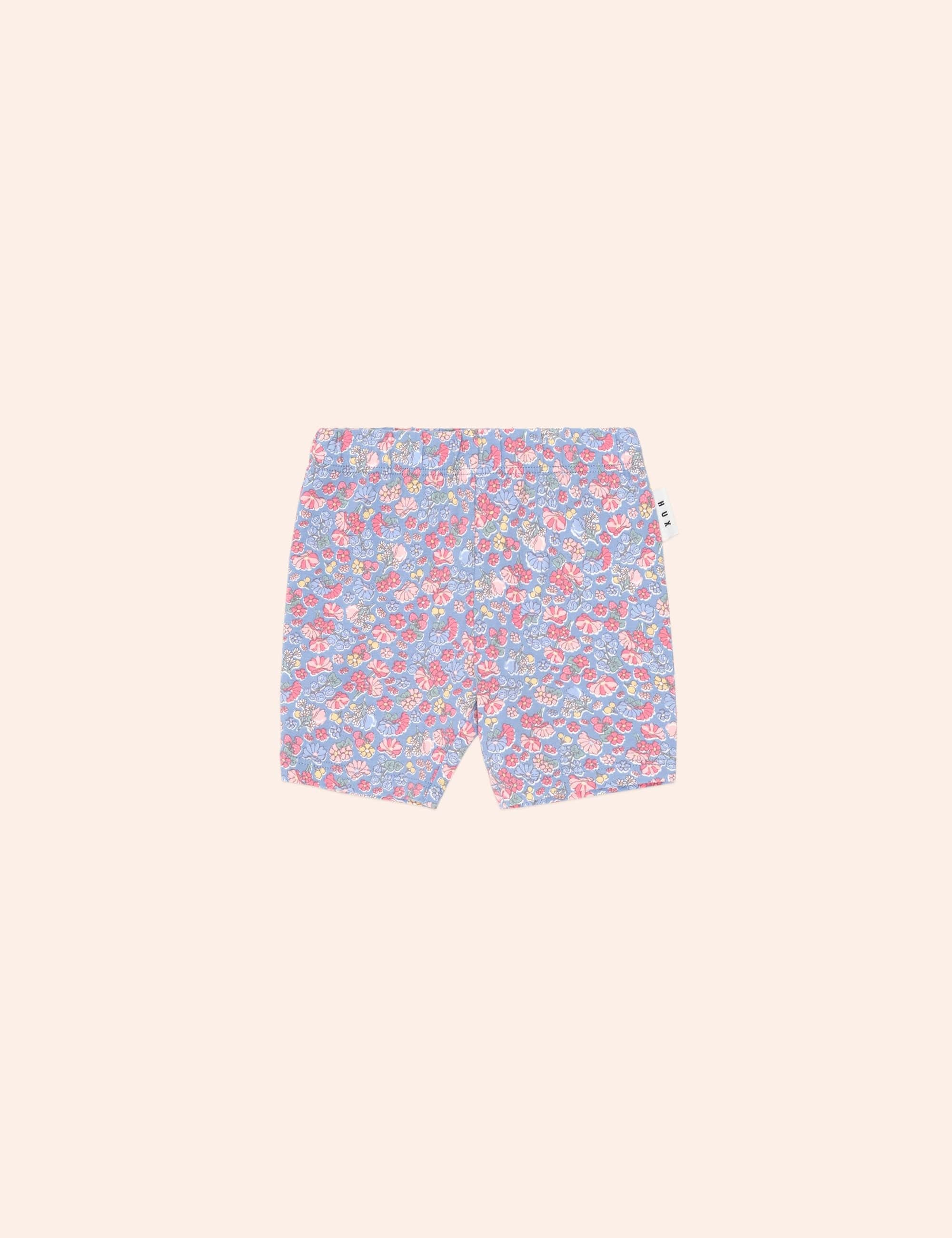 Vintage Floral Bike Short SHORT Huxbaby