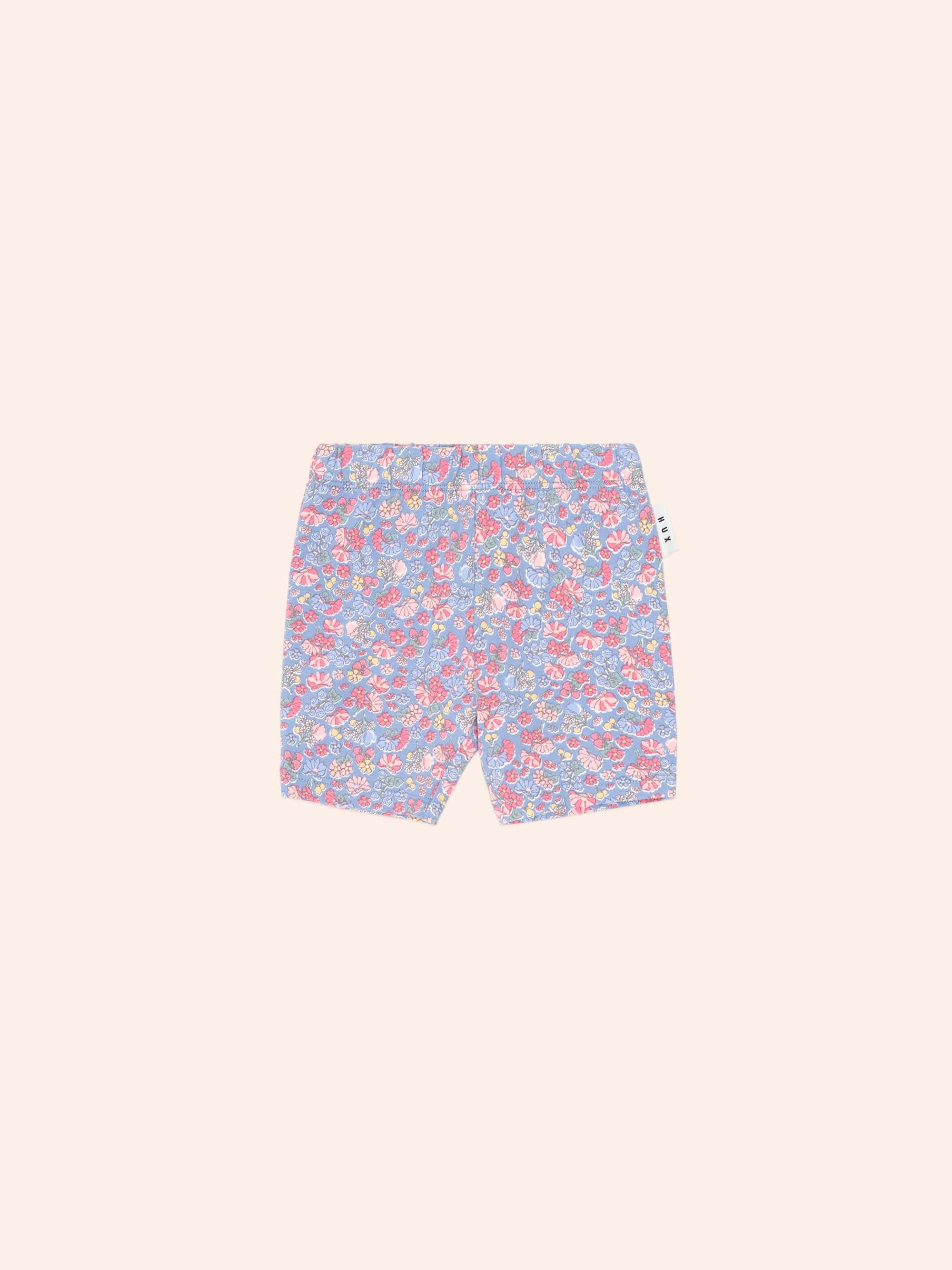 Vintage Floral Bike Short SHORT Huxbaby