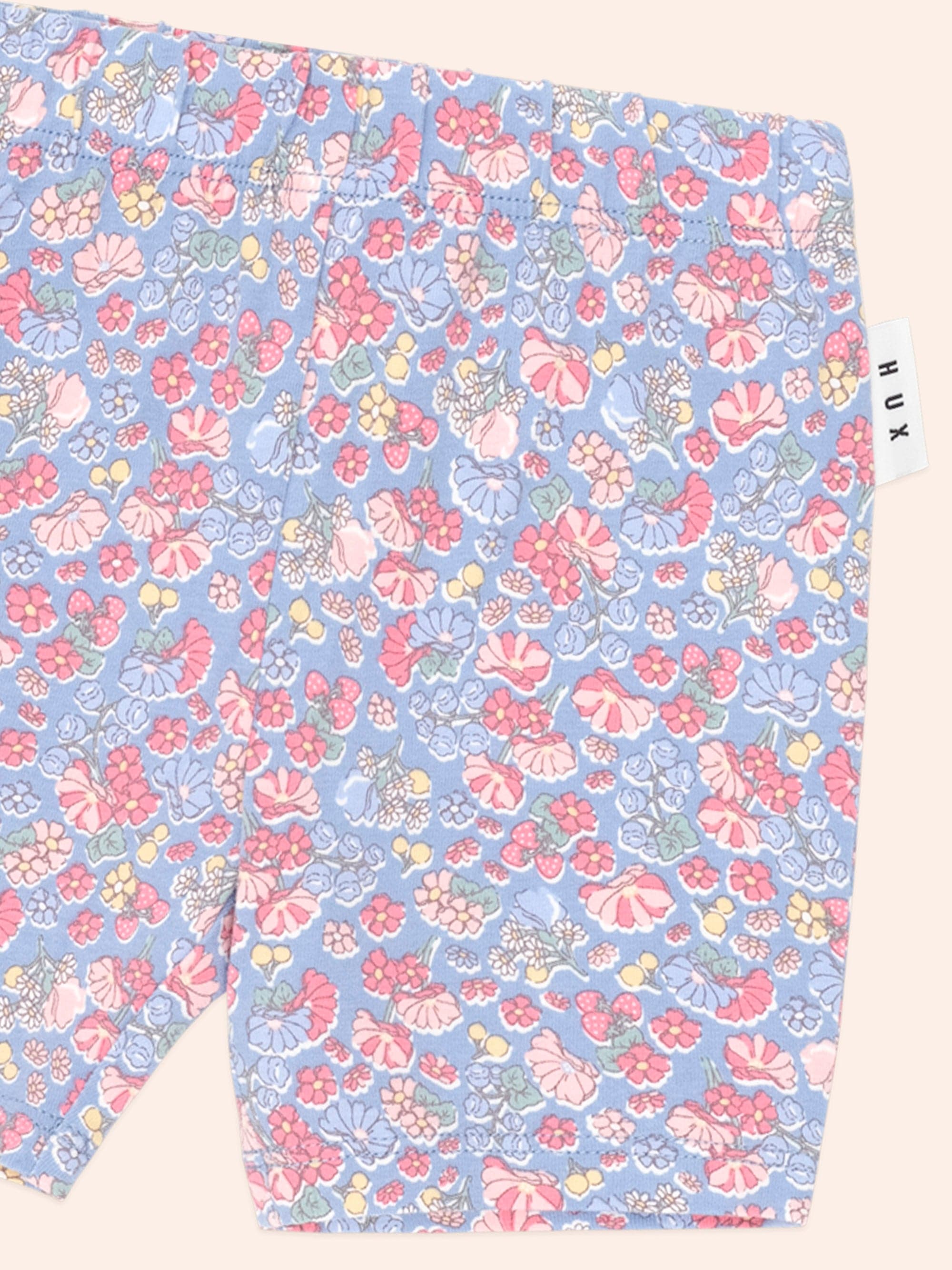 Vintage Floral Bike Short SHORT Huxbaby