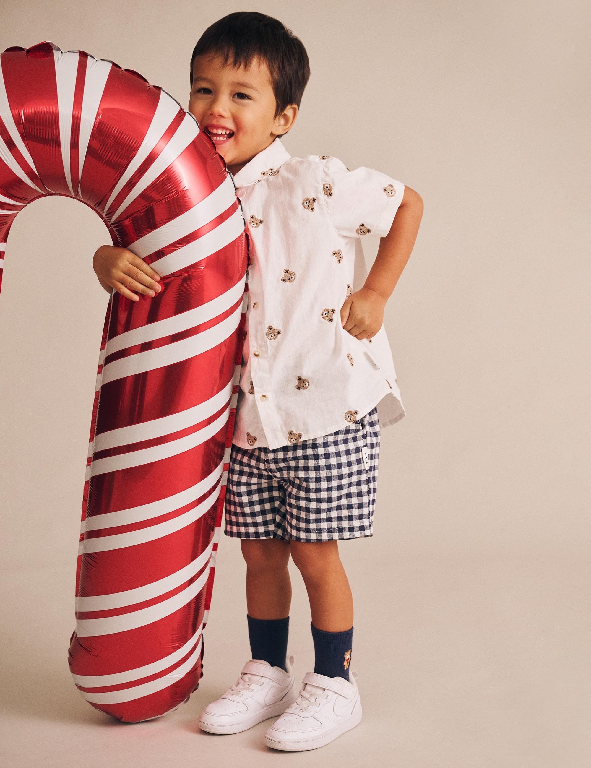 Check Chino Shorts SHORT Huxbaby