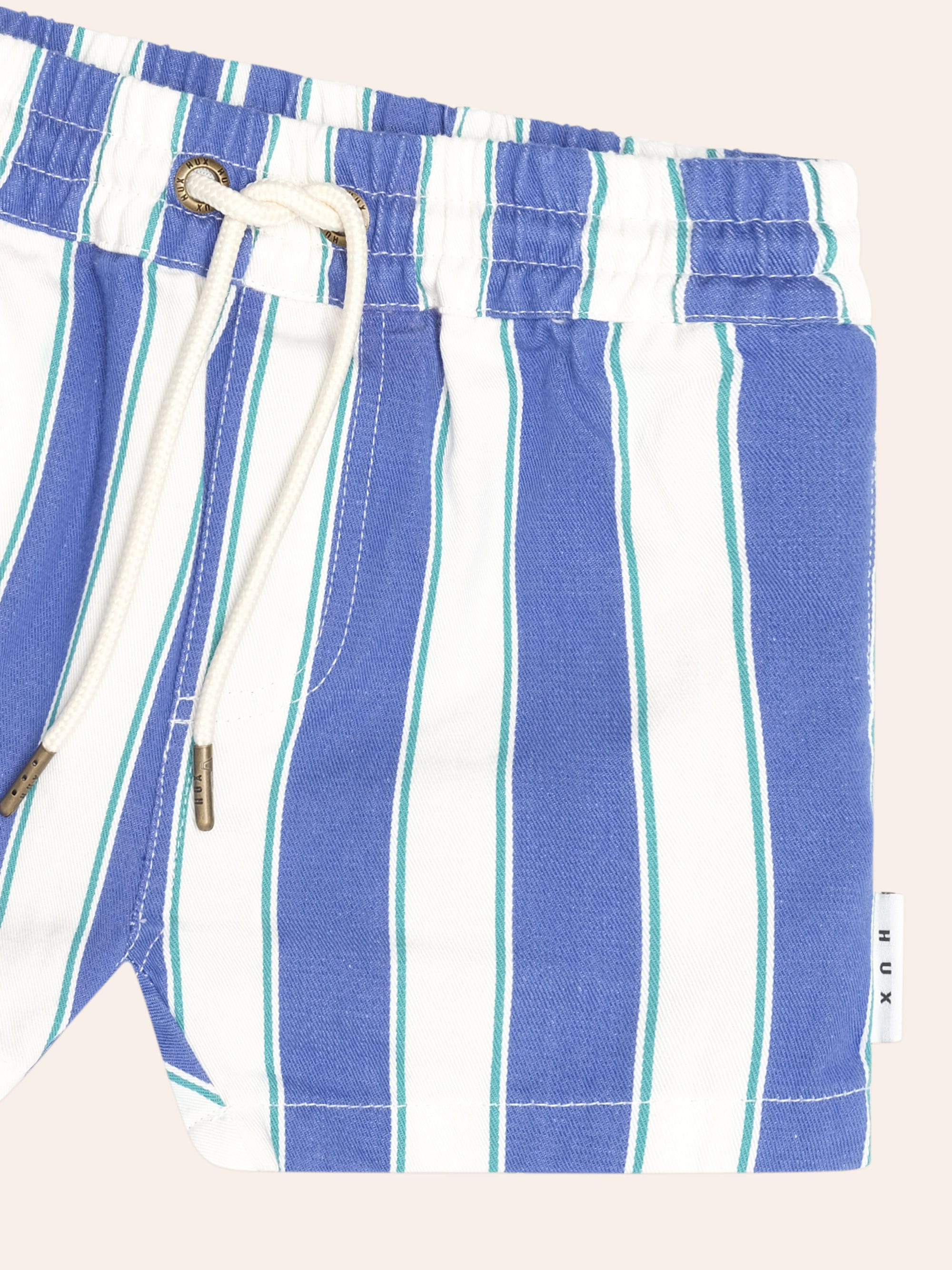 Tropical Stripe Drawcord Short SHORT Huxbaby Shopify