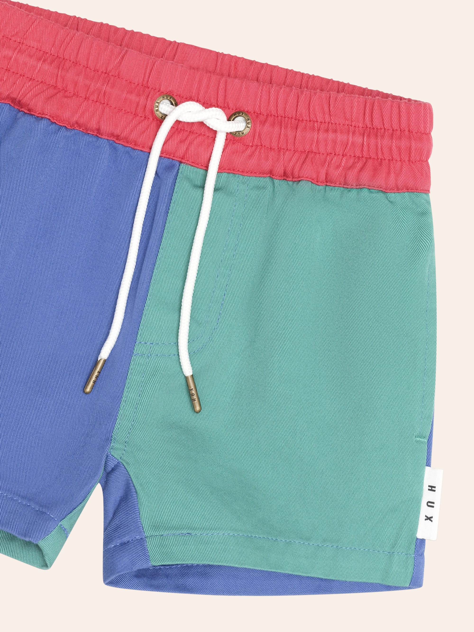 Colour Block Twill Short SHORT Huxbaby Shopify