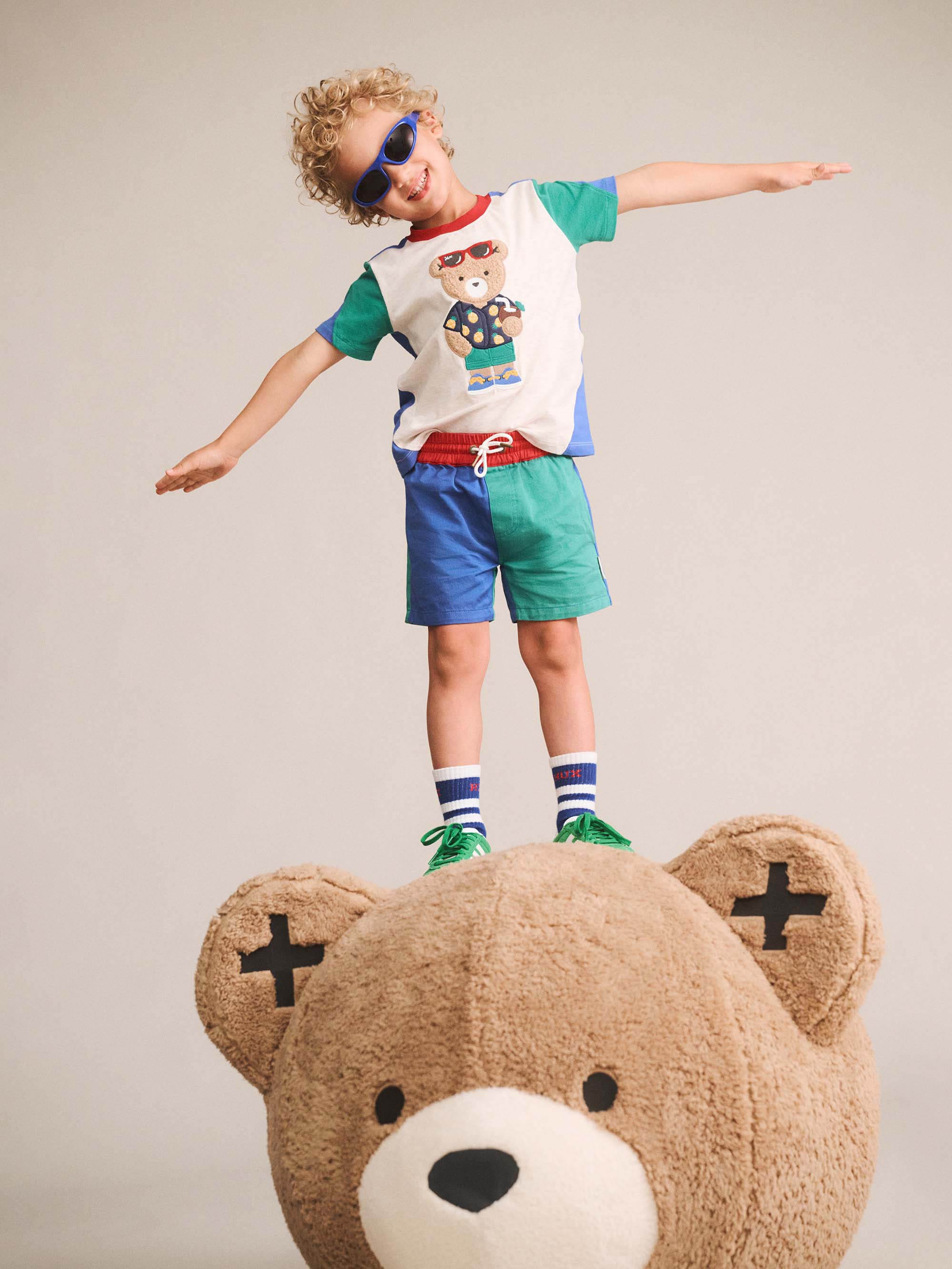 Colour Block Twill Short SHORT Huxbaby Shopify