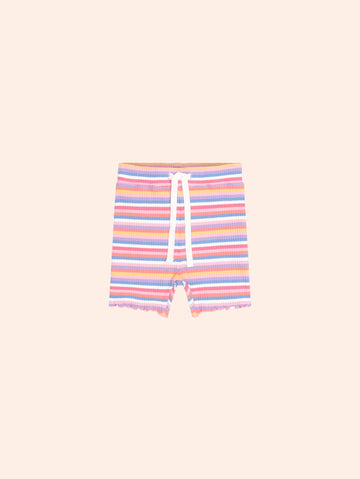 Tropical Stripe Bike Short SHORT Huxbaby Shopify